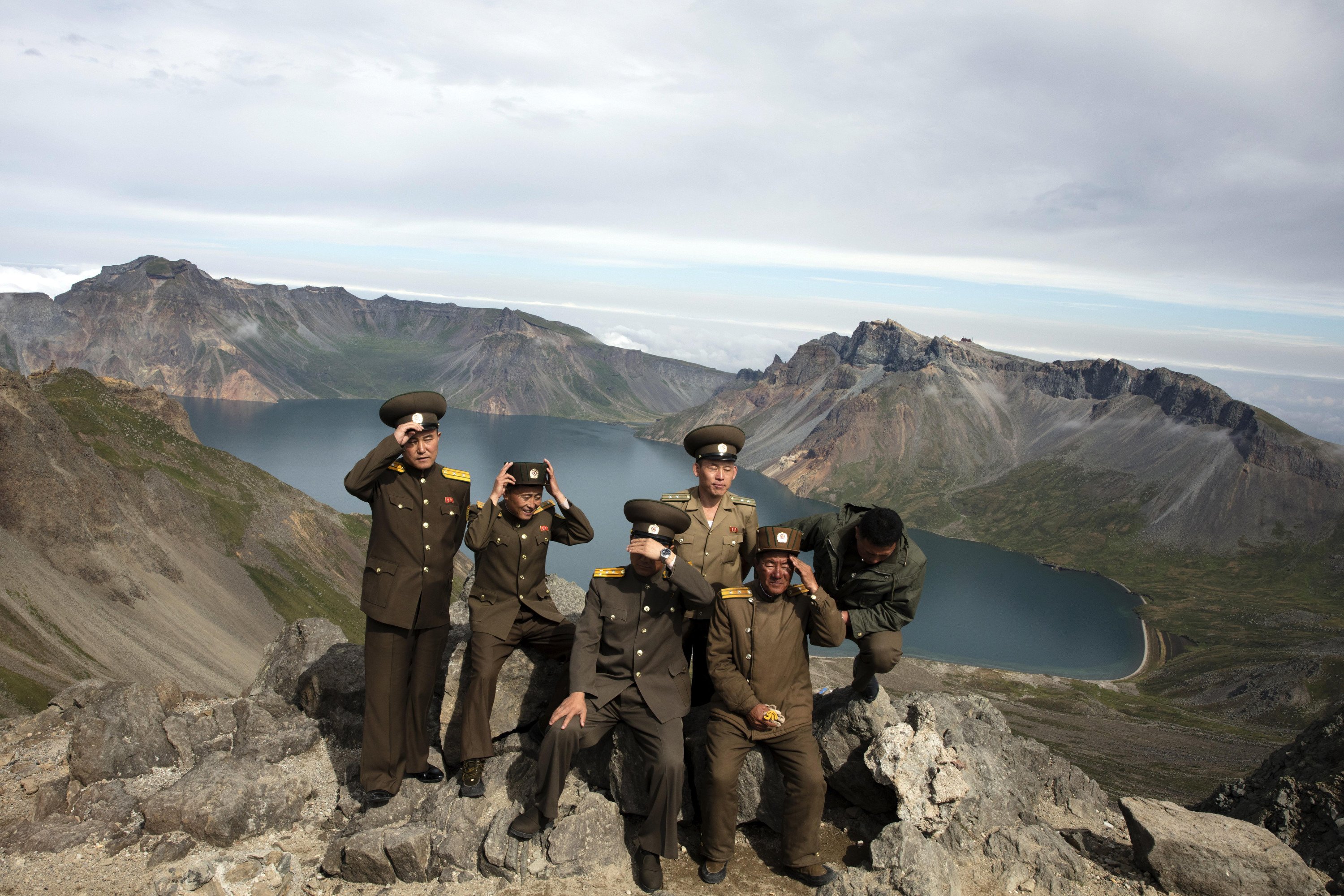 Politics Pride In Leaders Trip To Sacred N Korea Volcano