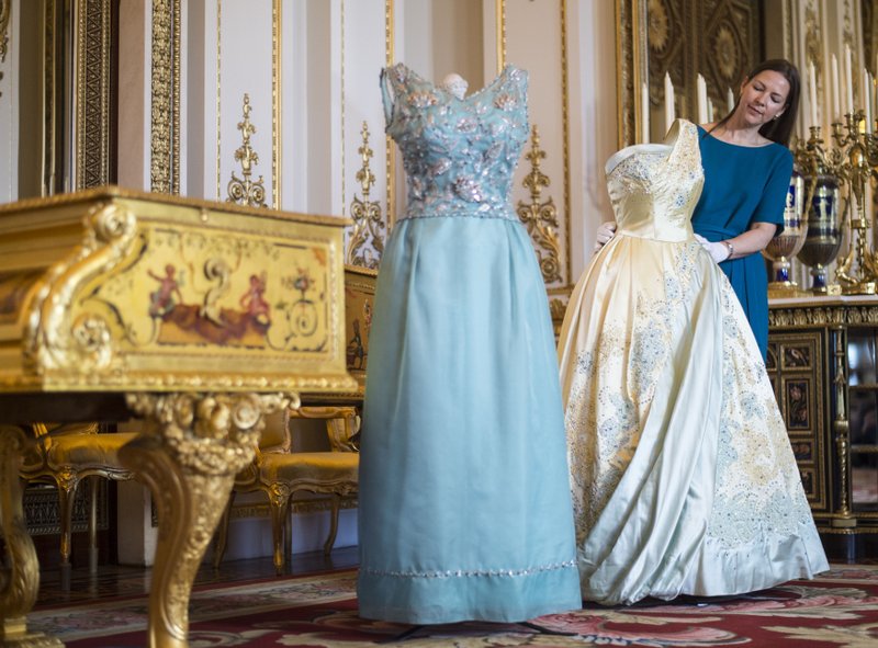 Exhibition Of Queen S Outfits At Buckingham Palace
