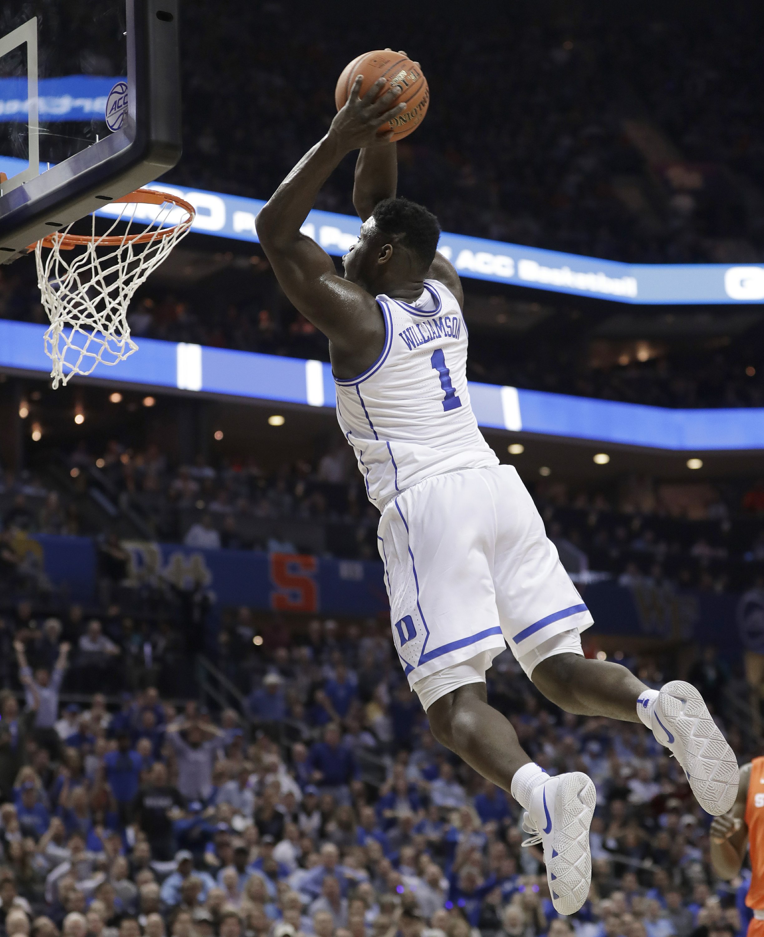 zion williamson dunks duke