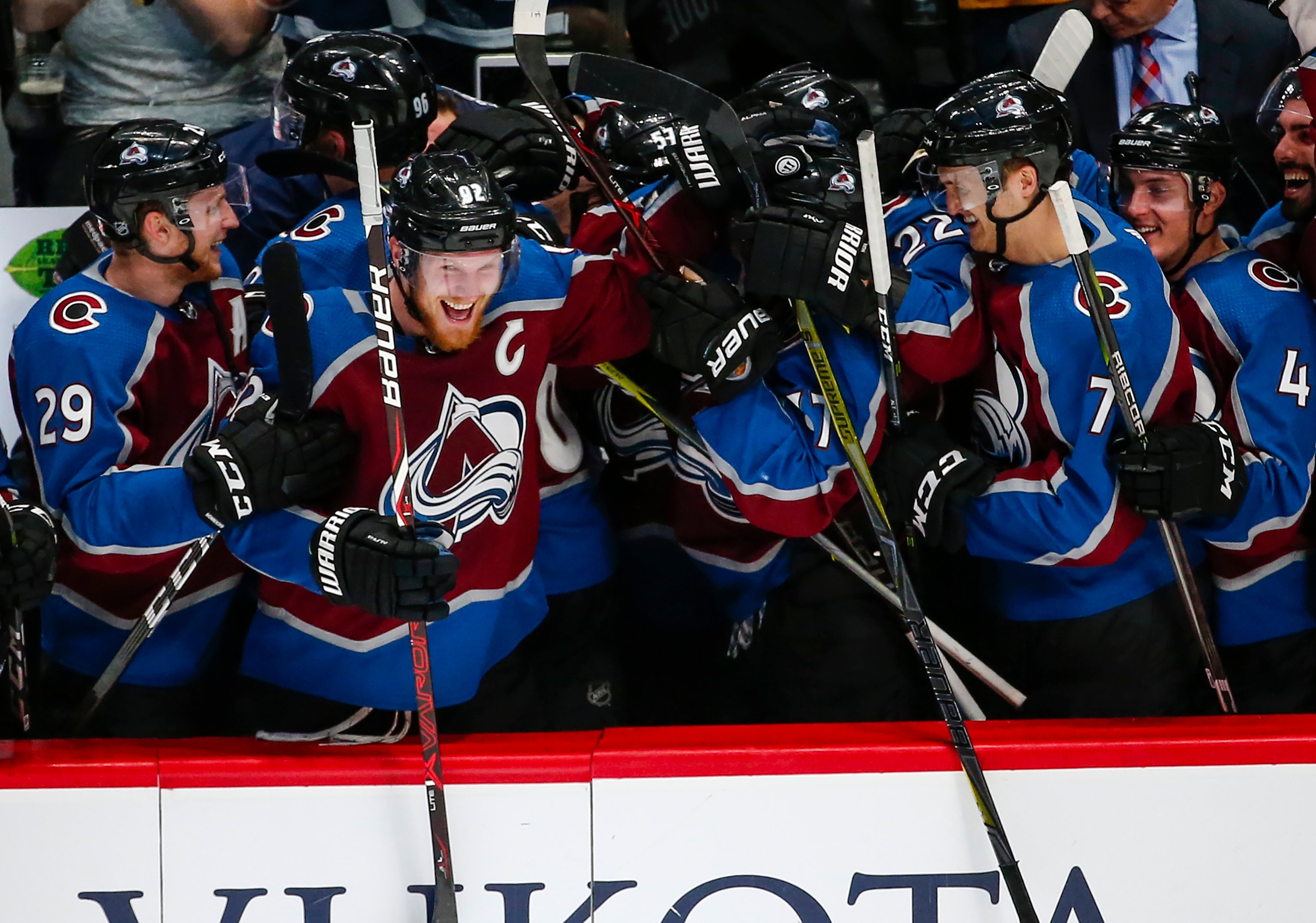 Avs relish first playoff trip since 201314 AP News