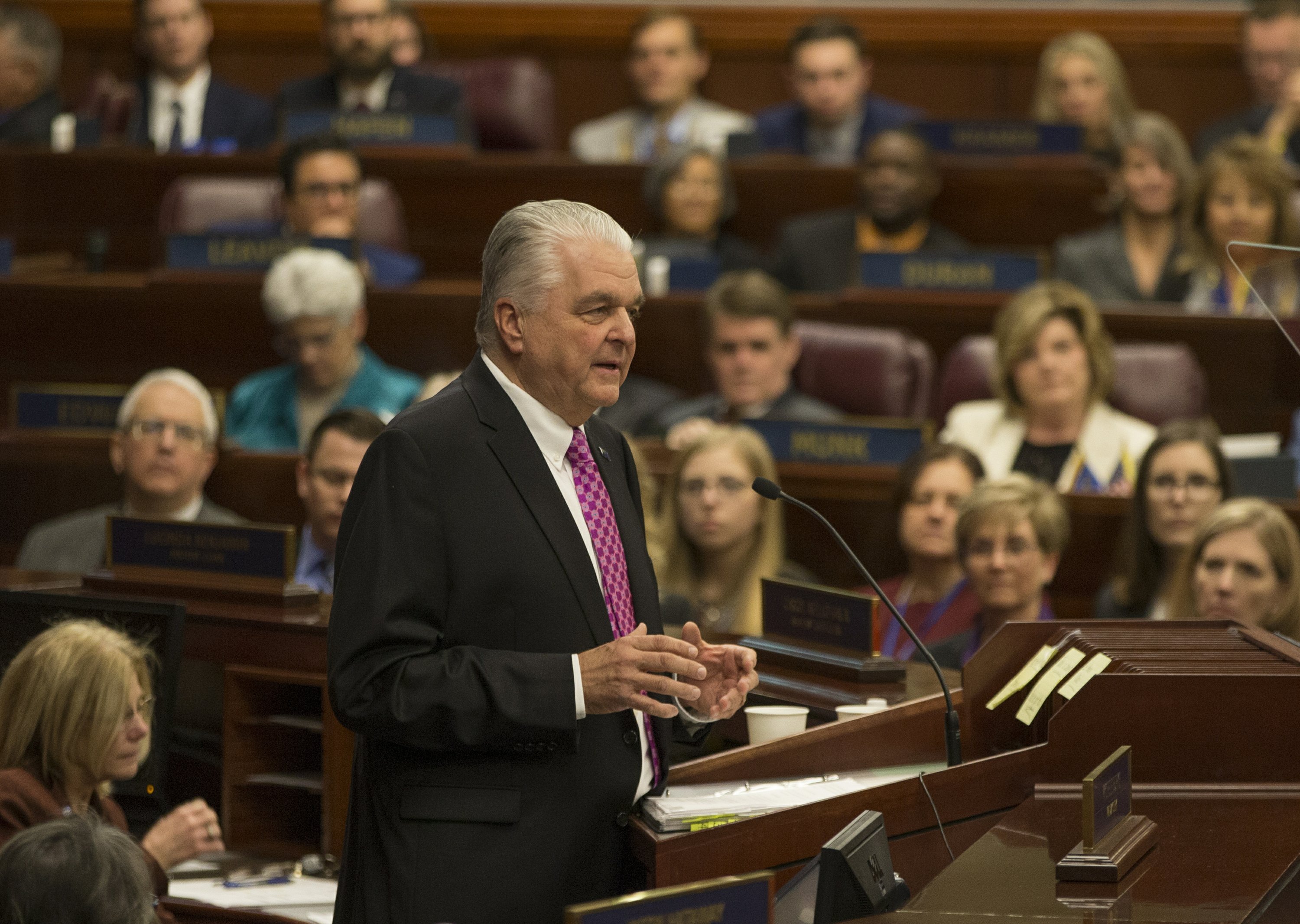 out 2 Sisolak in spending budget lays over years plan $26B over out in plan lays $26B spending years 2 Sisolak budget