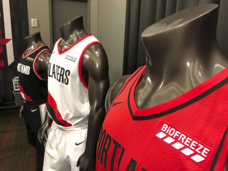 trail blazers jersey sponsor