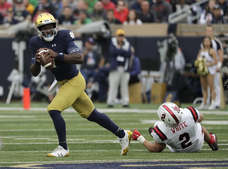 Wimbush Preps As Notre Dame Qb In Cfp Before Maybe Leaving