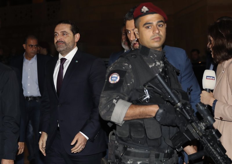 Lebanon's Hariri returns to Beirut amid resignation saga