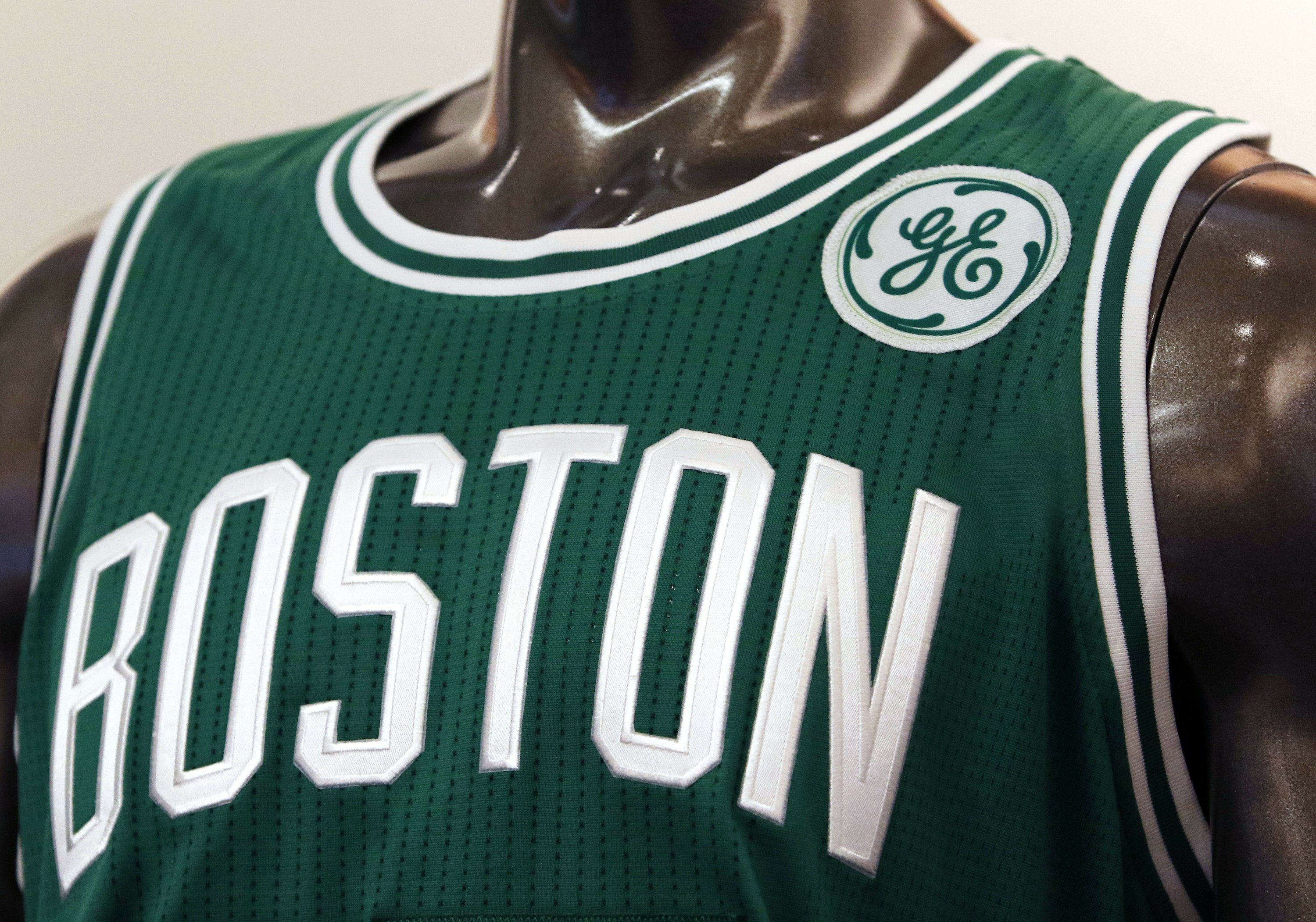 celtics jersey with ge patch