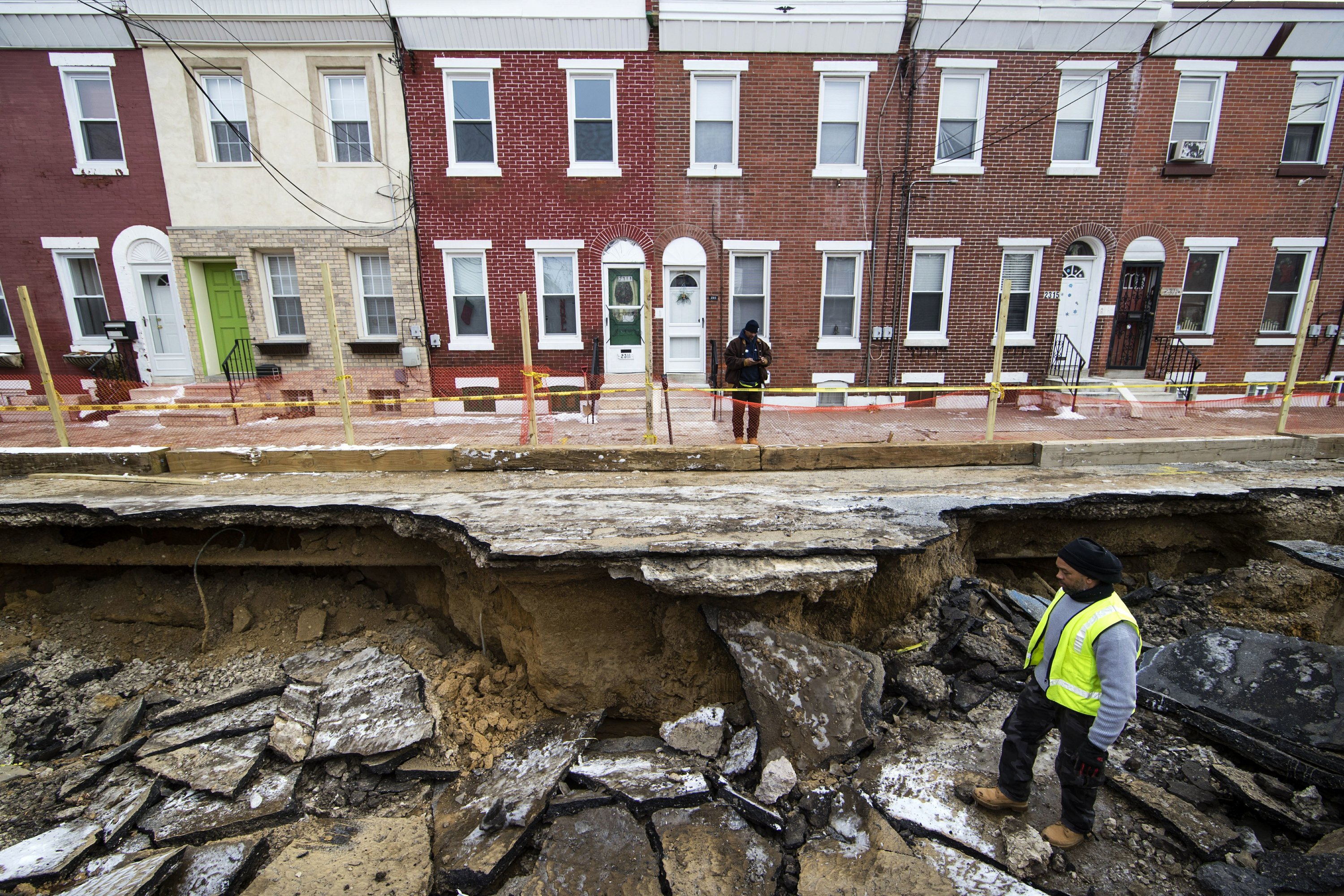 sinkholes under house