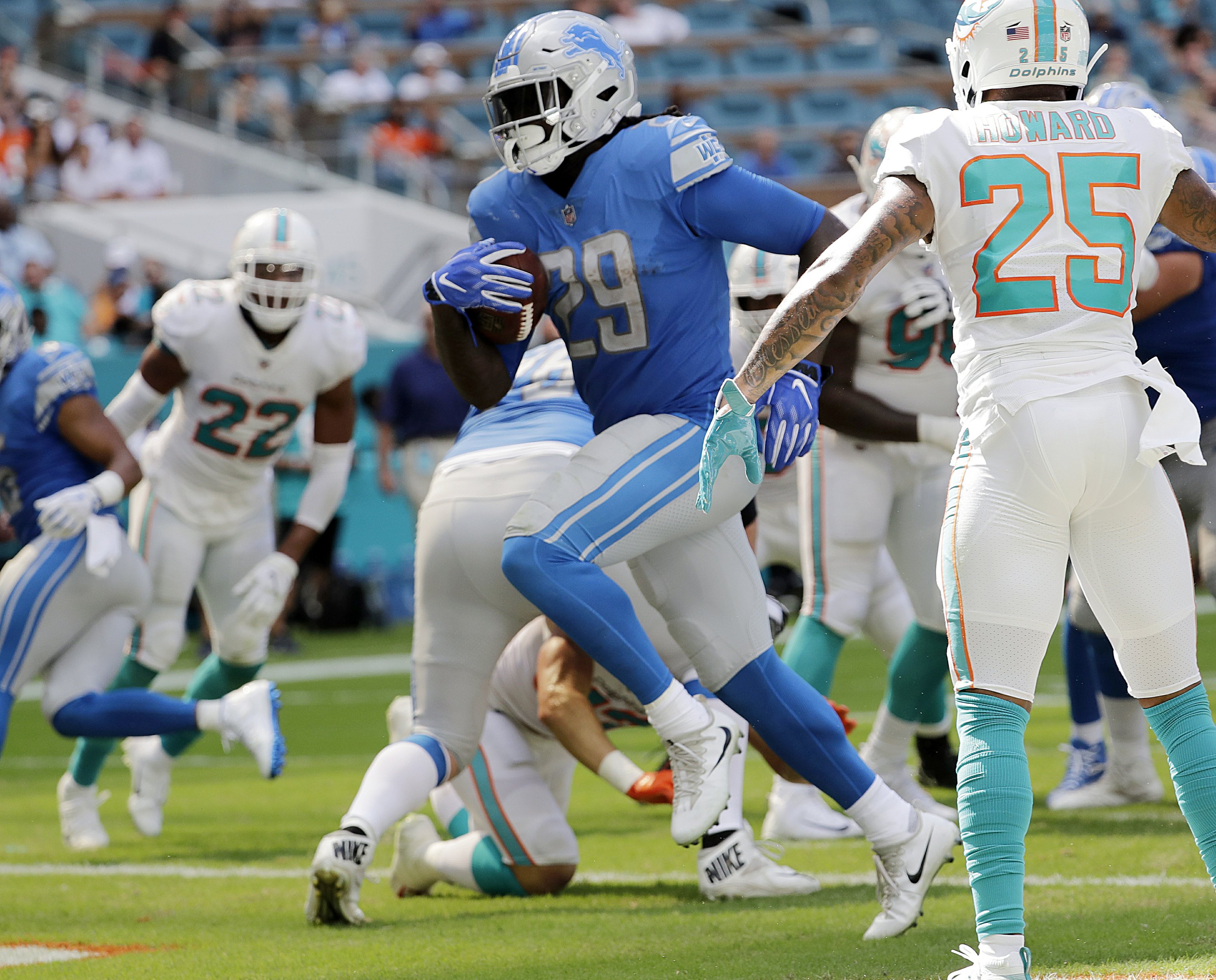 Running game starting to emerge for Lions AP News