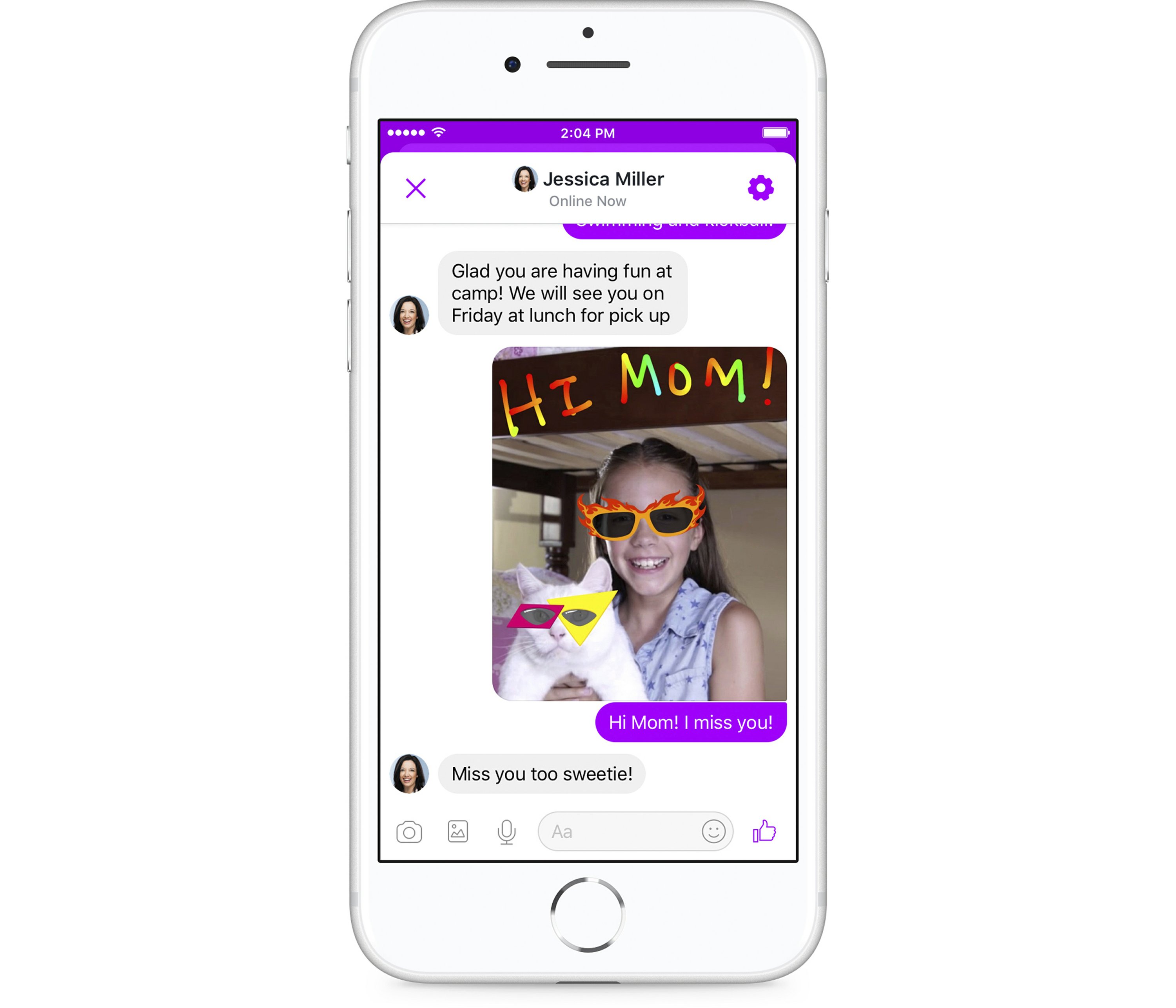 Facebook Messenger Kids. Детский мессенджер