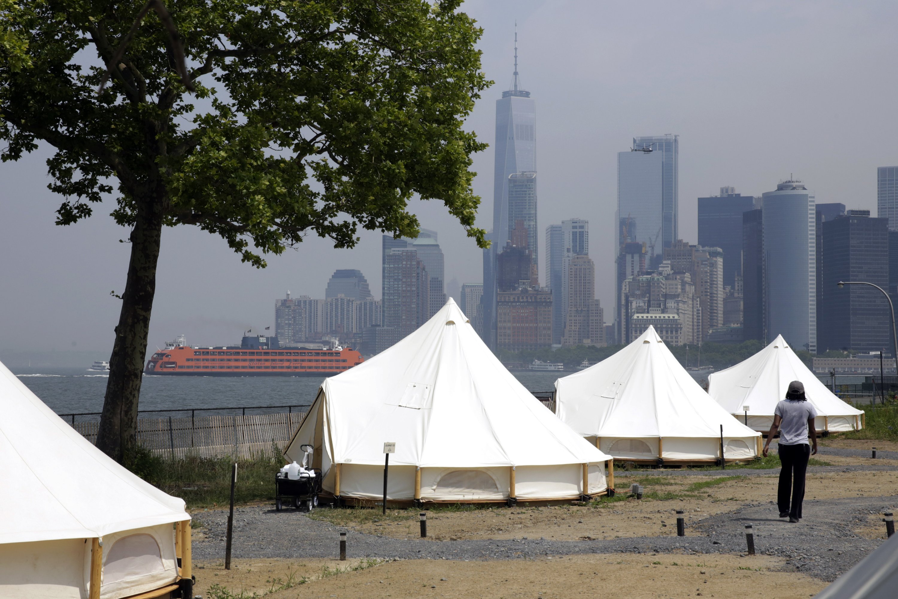 Luxury Tents Gourmet Meals Redefine Camping On Nyc Island