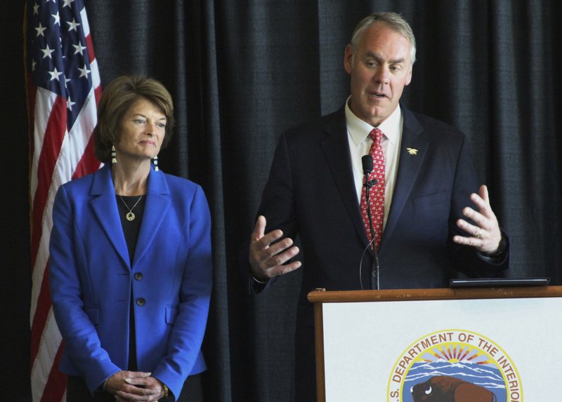 Zinke-Alaska, Ryan Zinke Lisa Murkowski