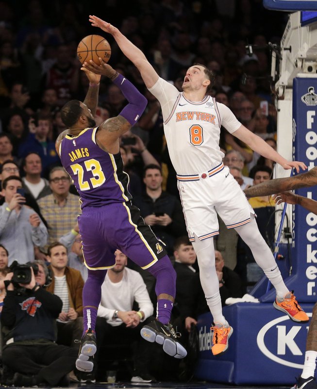lebron knicks