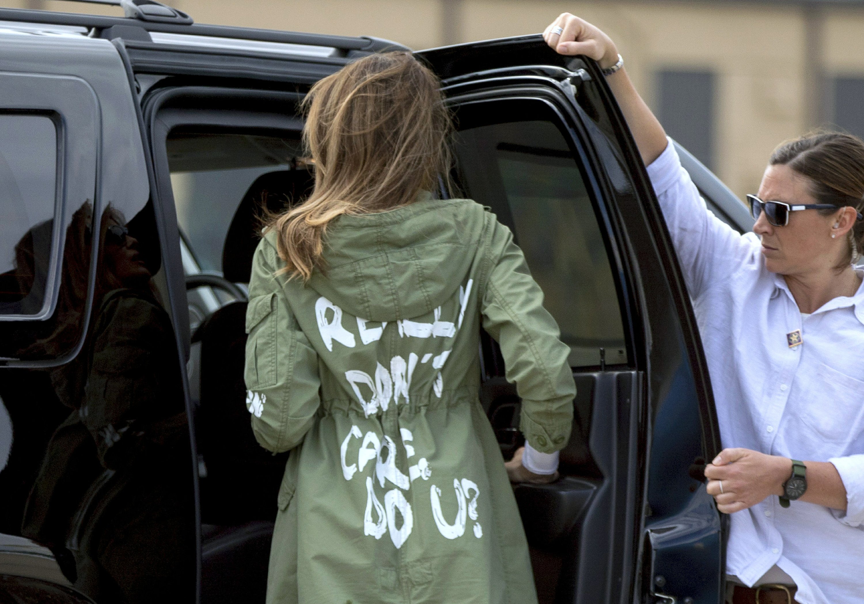 Melania Trump Dons I Really Don T Care Do U Jacket