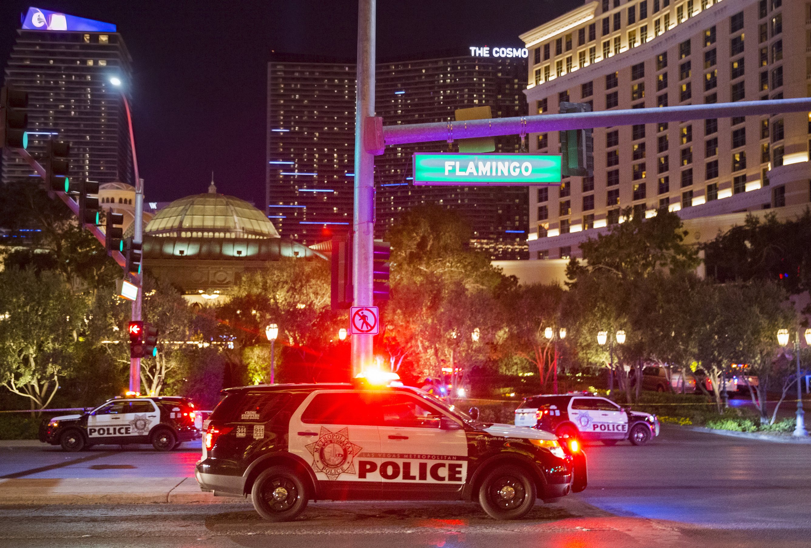 Las Vegas Muere presunto asaltante en tiroteo con policías AP News