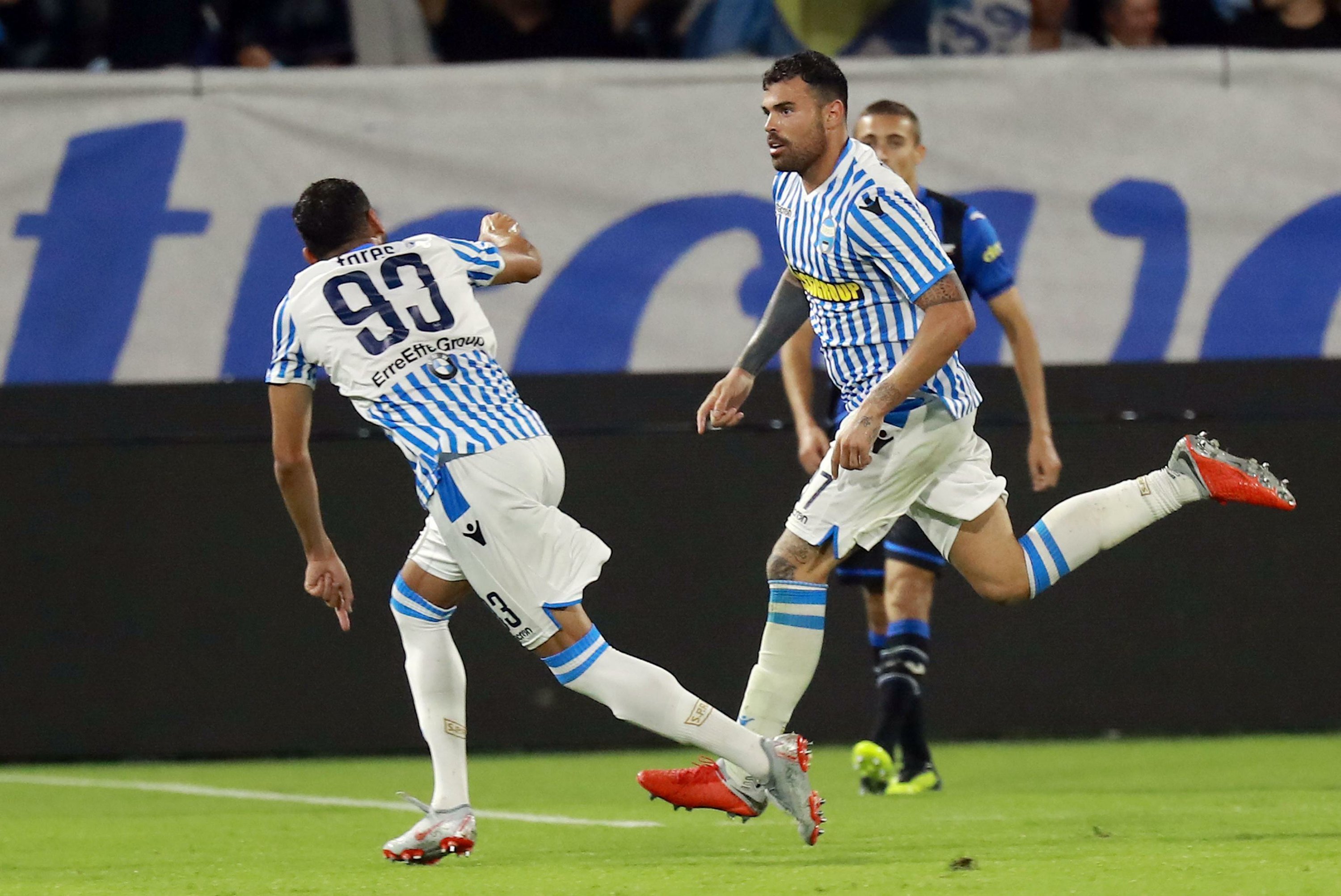 Spal goes 2nd in Serie A with 2-0 win over Atalanta | AP News