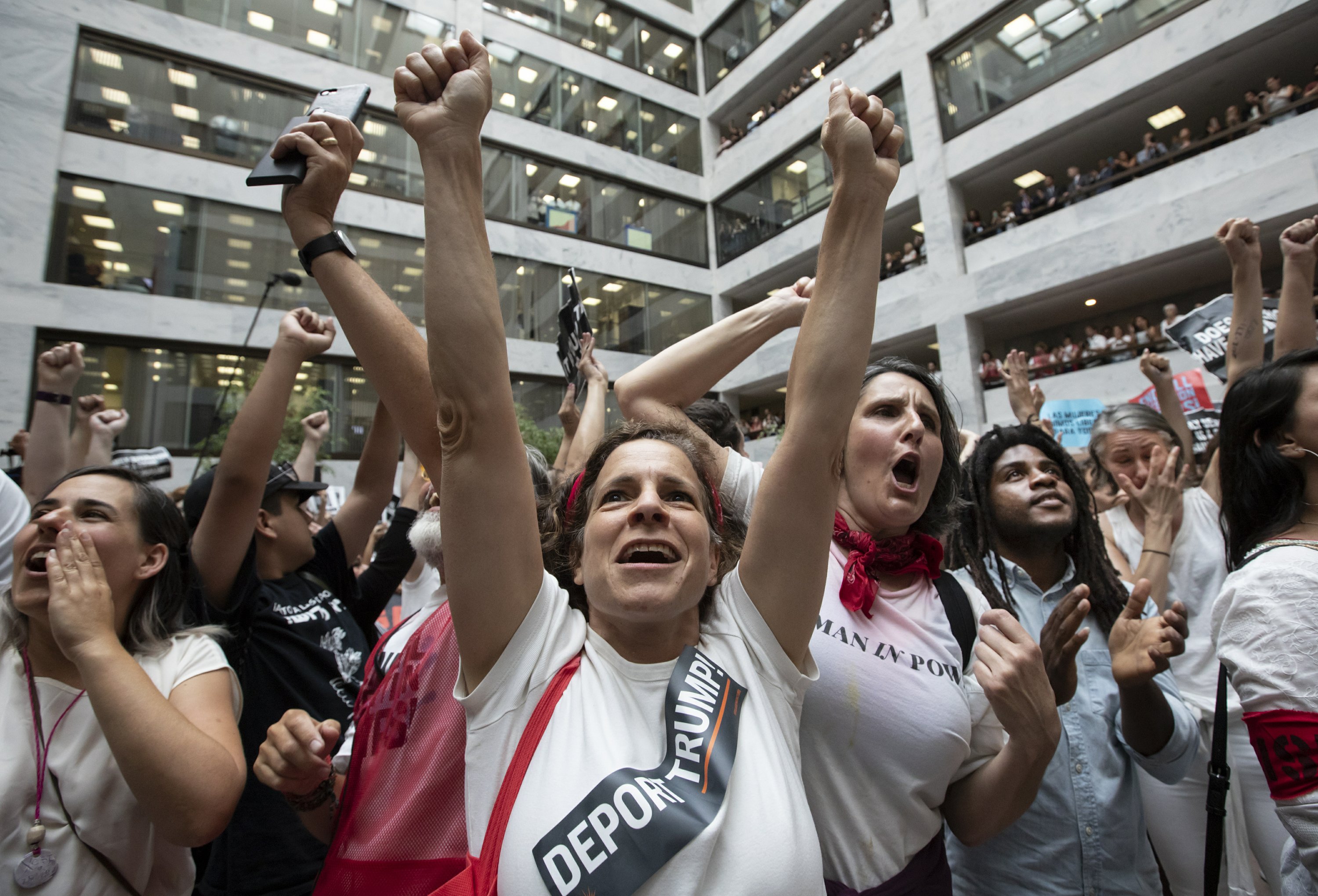 Hundreds Arrested In Dc Protesting Trump Immigration Policy 7394