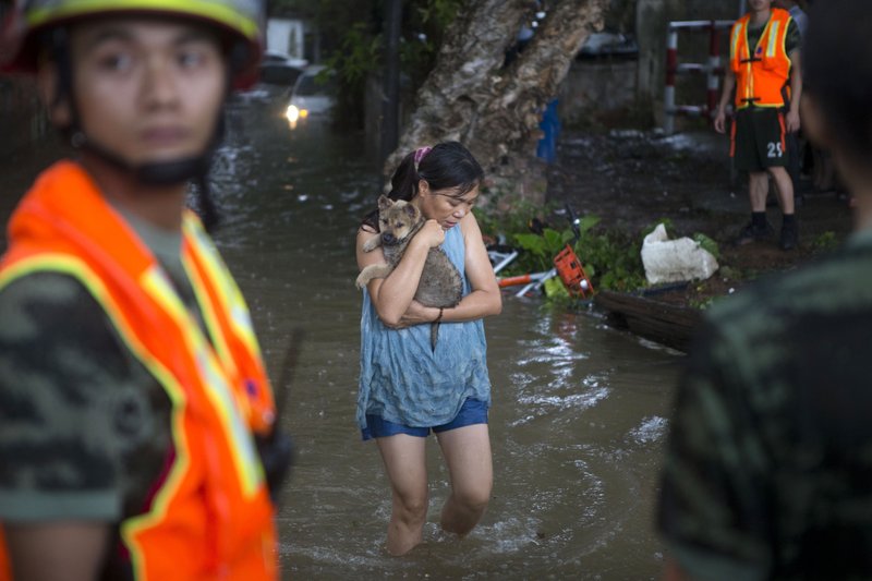 16 Dead As Strong Typhoon Floods Macau Southern China