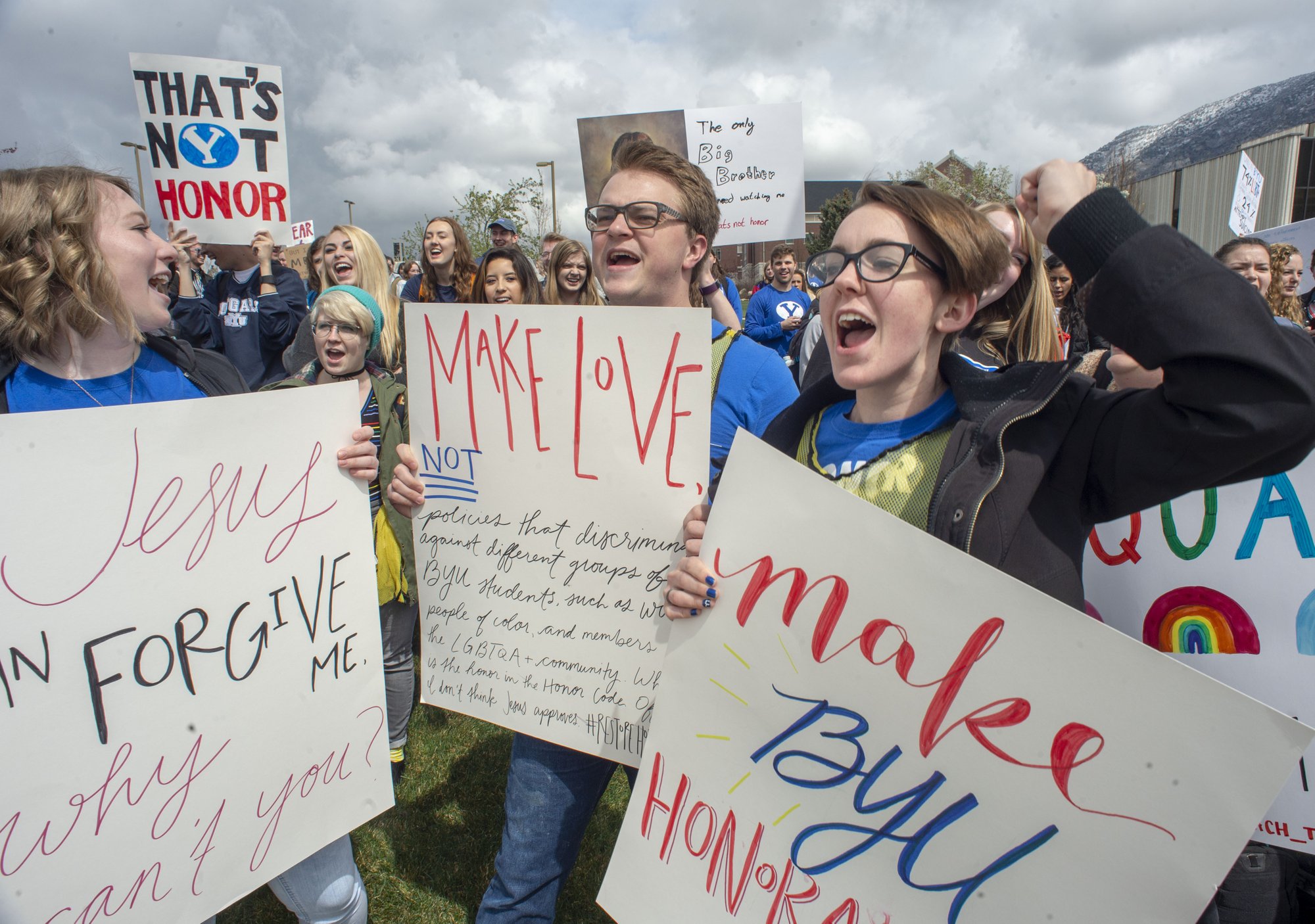 Alunos da BYU Protestam Políticas da Igreja