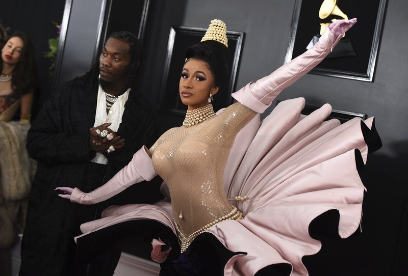 cardi b grammys 2019 outfit