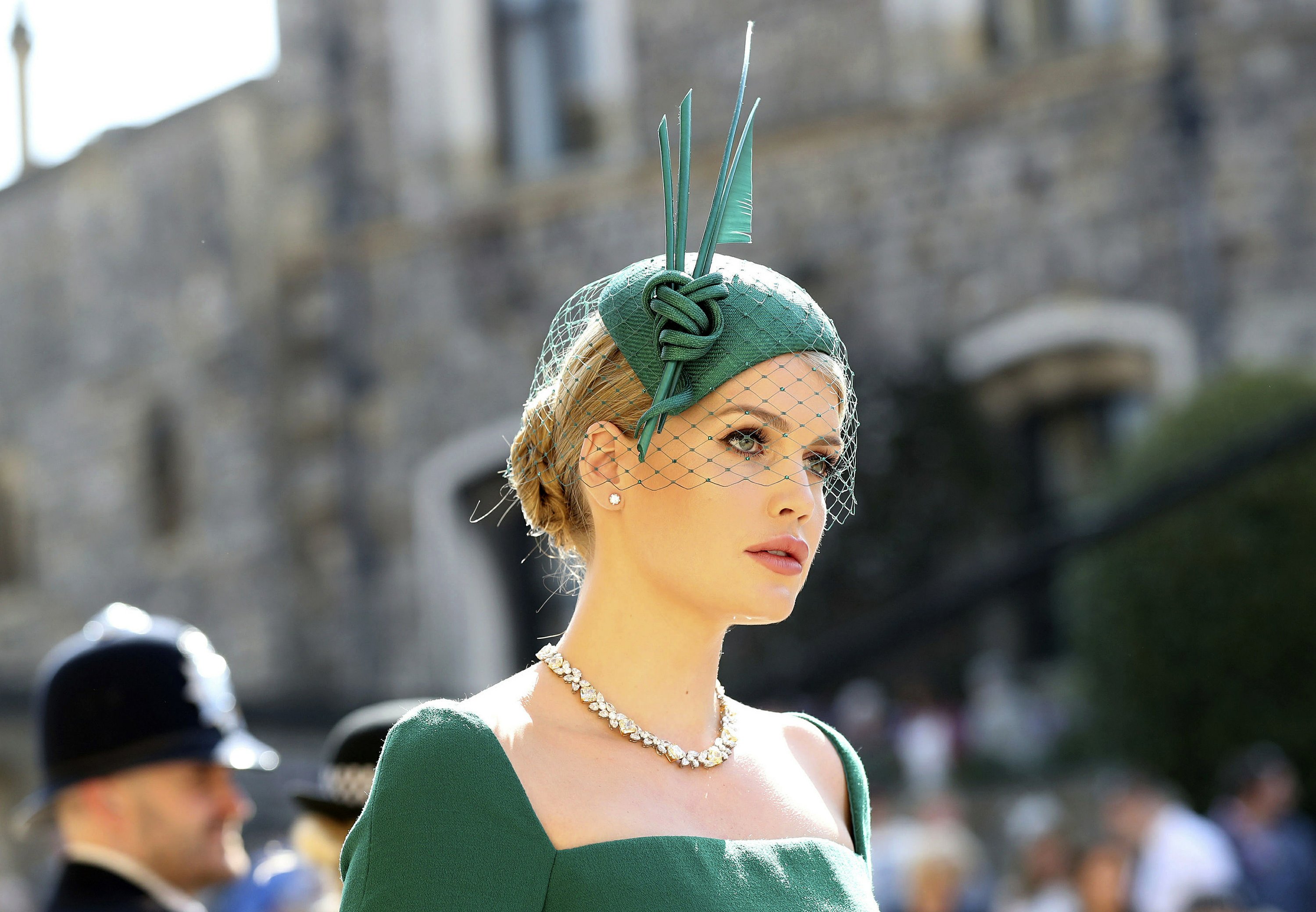 pale green wedding hats