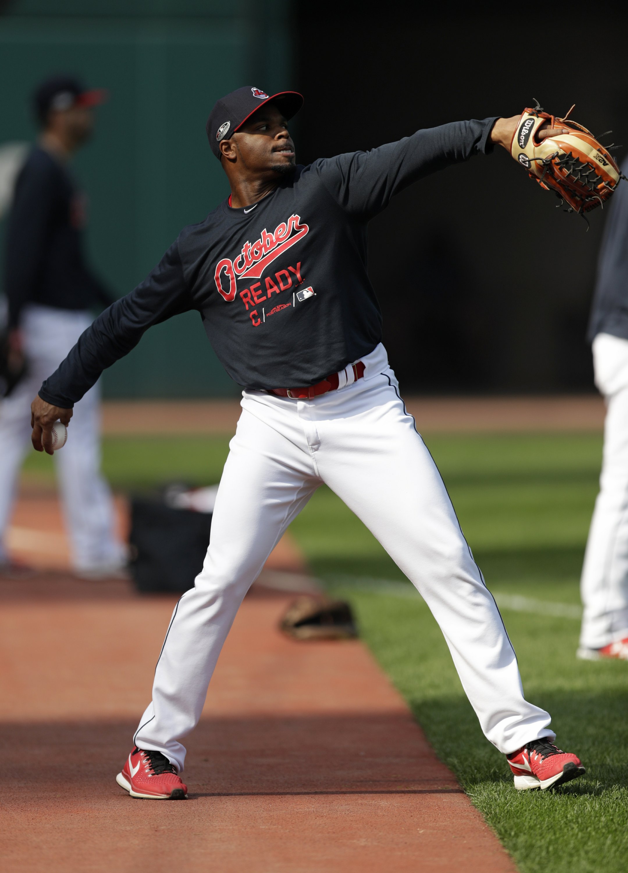 October hero Davis not assured spot on Indians' ALDS roster | AP News