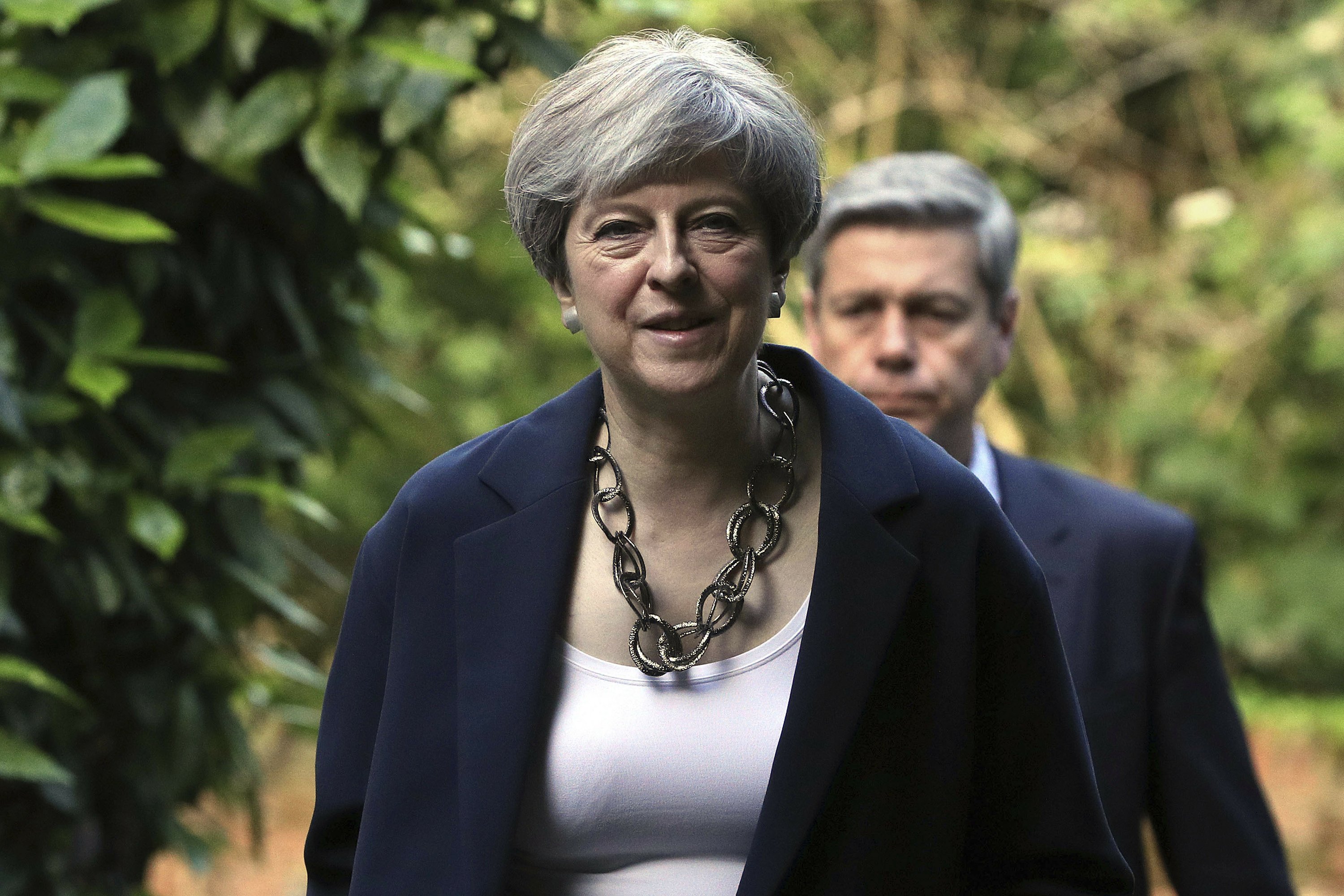 theresa may's necklaces