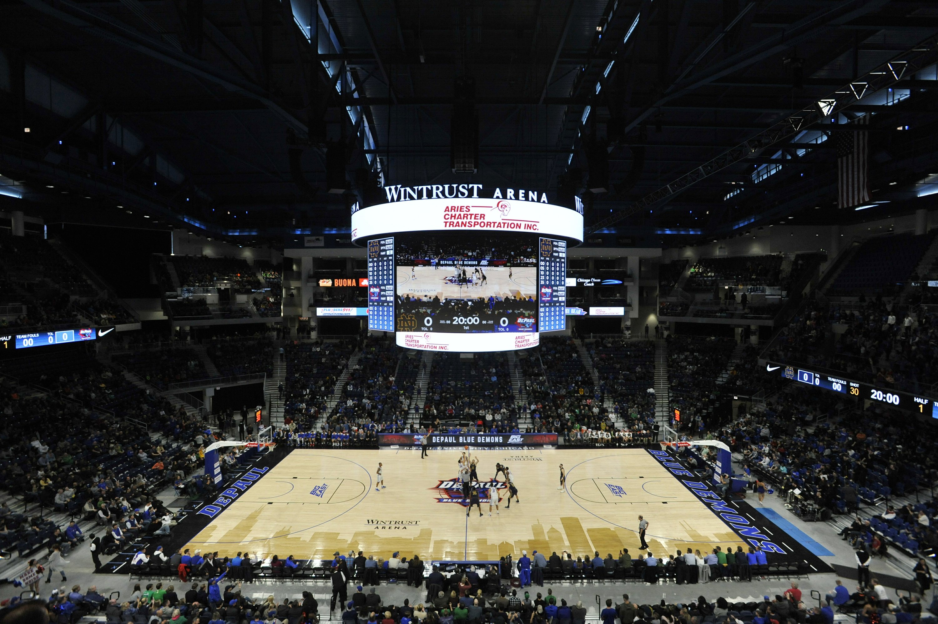 Opening arena. Wintrust Arena Chicago. Чикаго Allstate Арена. 11 K points in Arena.