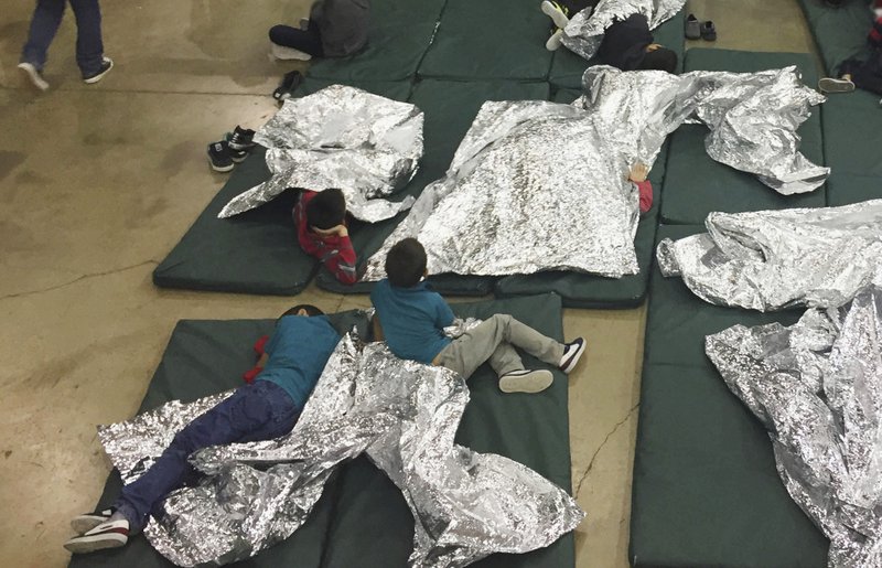 TODDLER BURRITOS, LATINO kids sleeping on
                          floor in TEXAS thanks to TRUMP