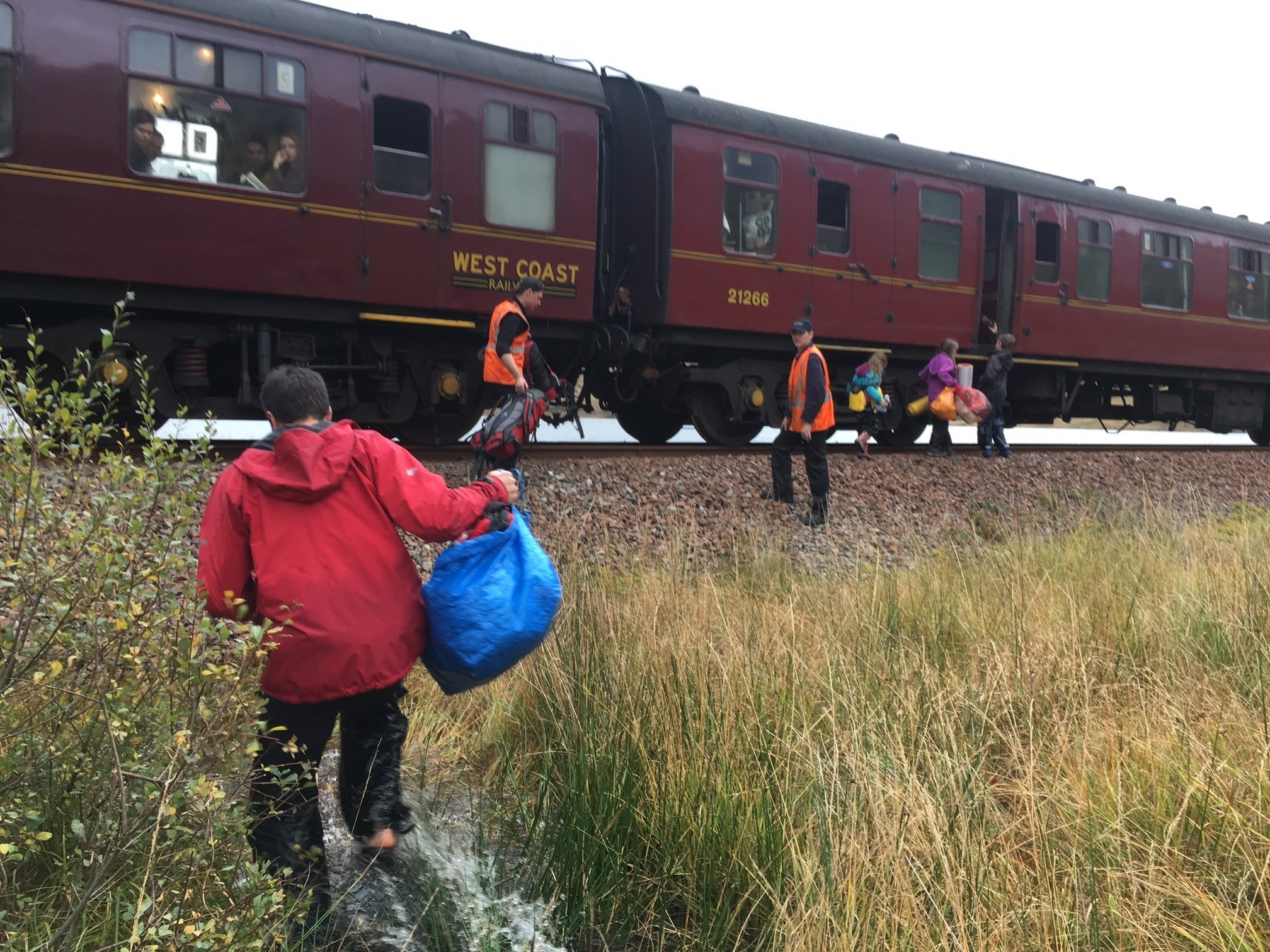 Hogwarts Express rescues stranded family in Scotland | AP News