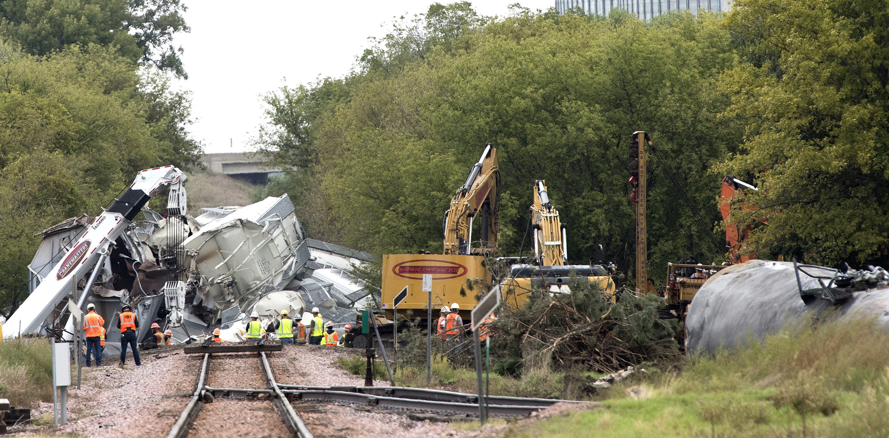 Cleanup efforts underway following Iowa train derailment AP News