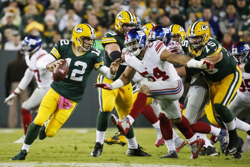 Green Bay Packers rolling behind offensive line