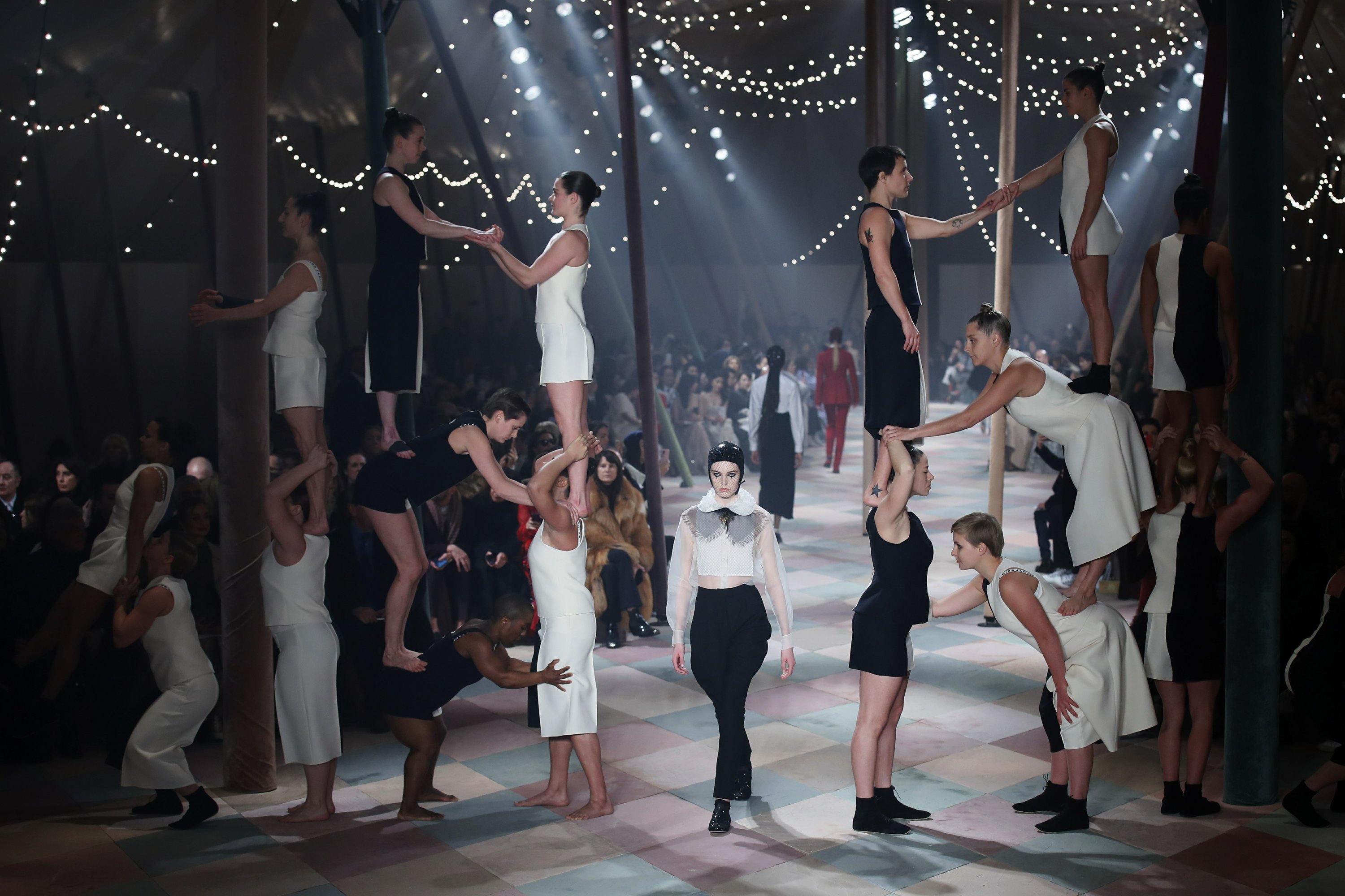 Inside A Big Top Dior Puts On Circus Themed Couture