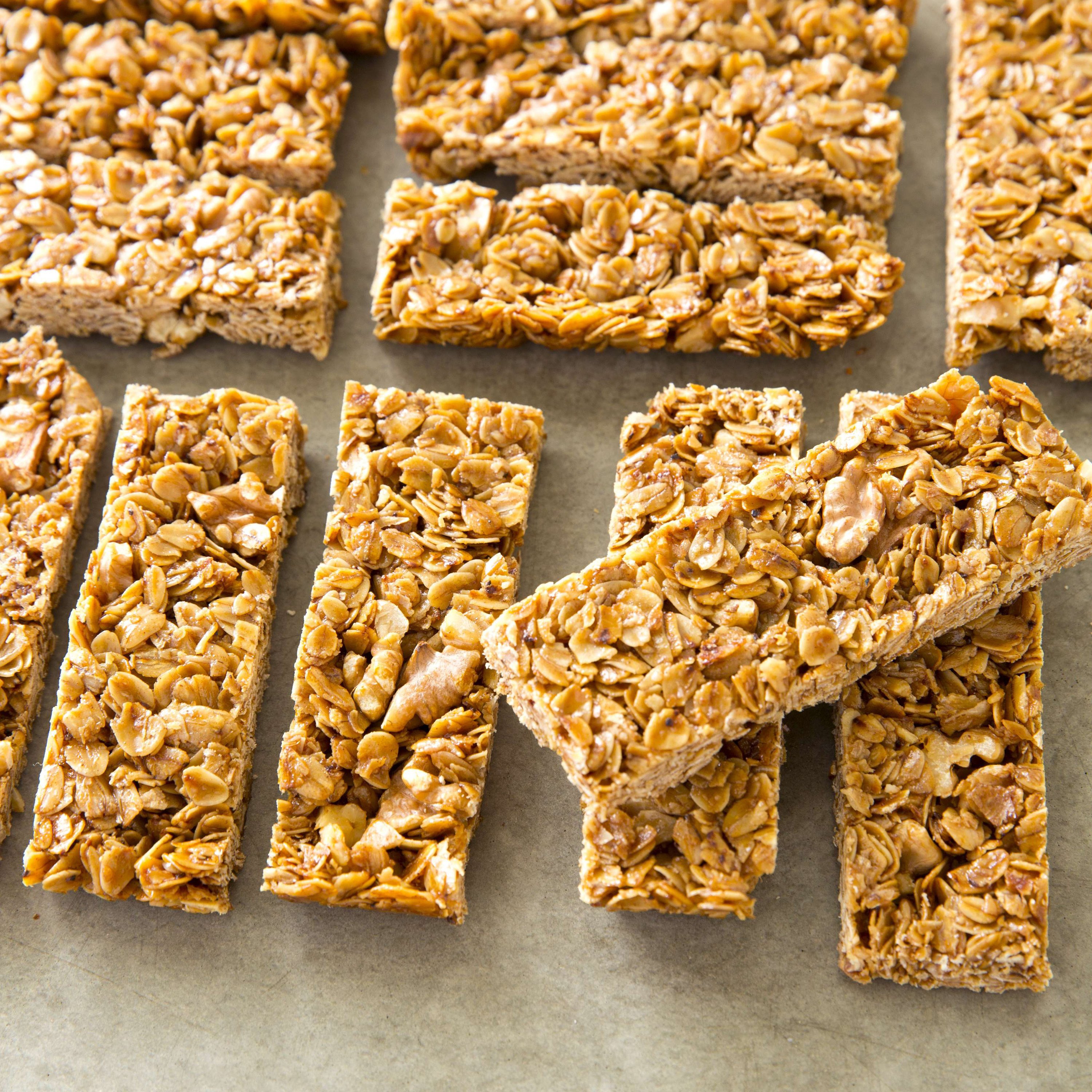 Honey Is The Glue That Keeps These Granola Bars Together