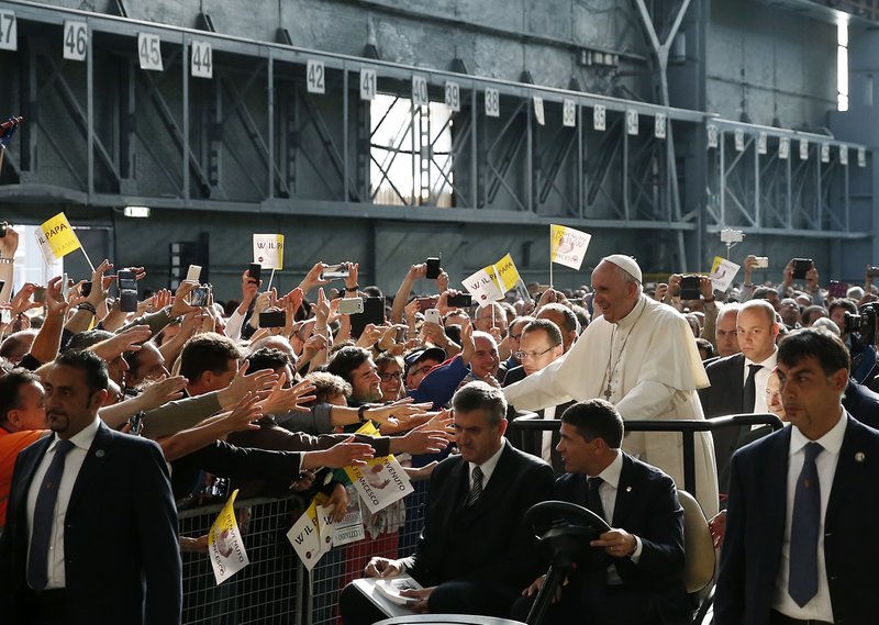 Pope Visits Factory Workers Highlights The Dignity Of Work - 