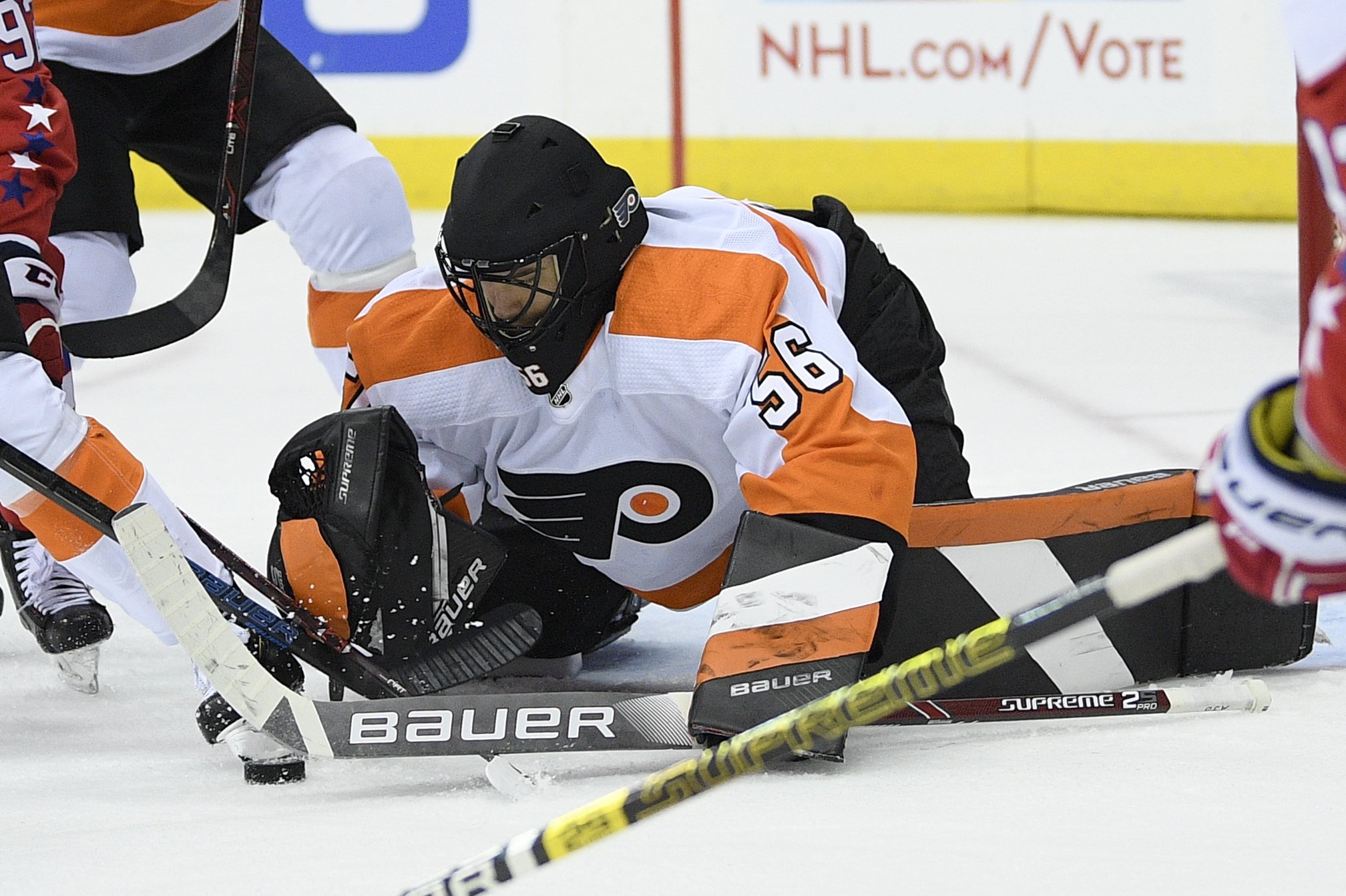 McKenna Flyers' 7th goalie as Philly ties NHL record AP News