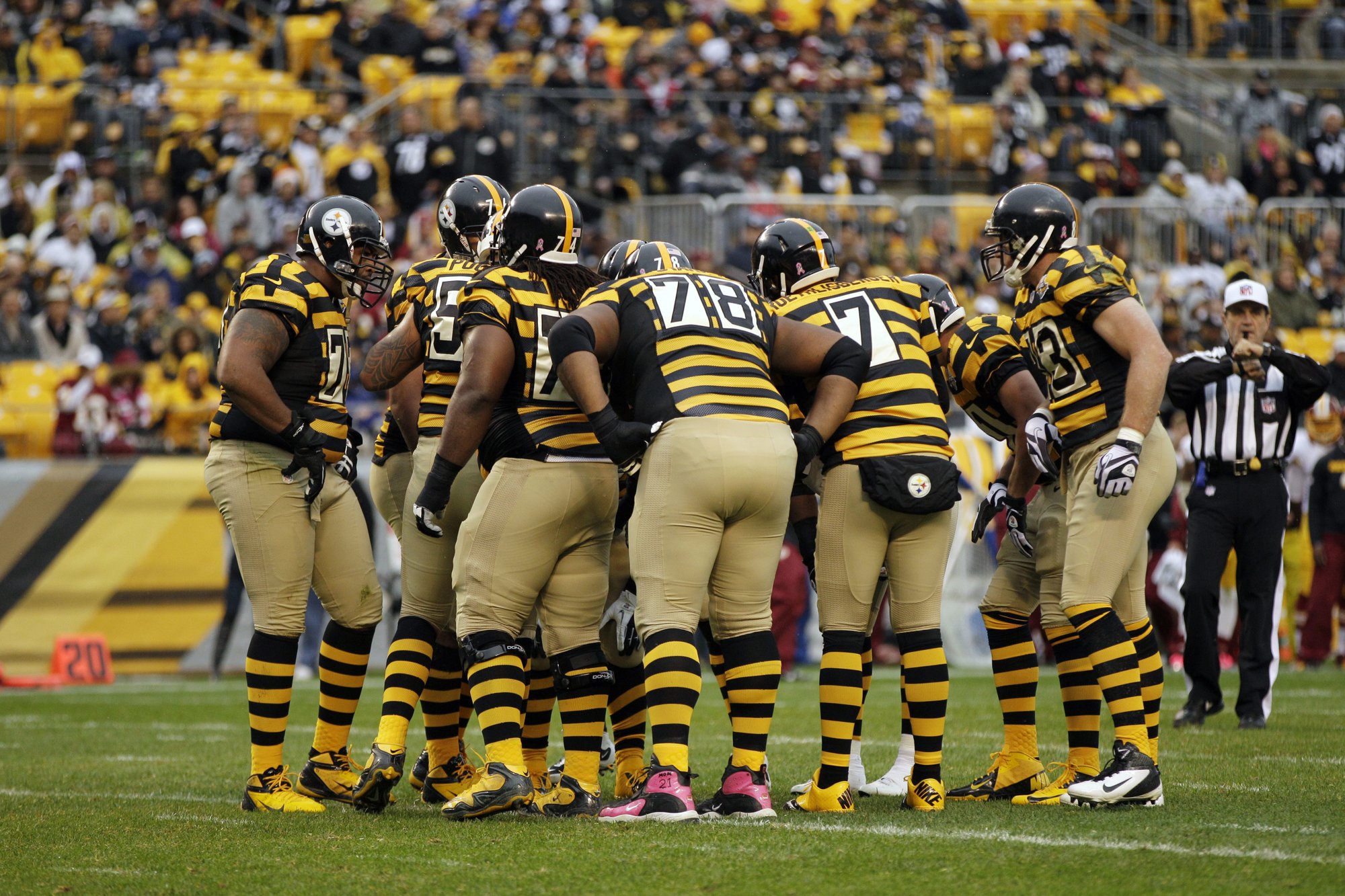 pittsburgh steelers bumblebee throwback jerseys