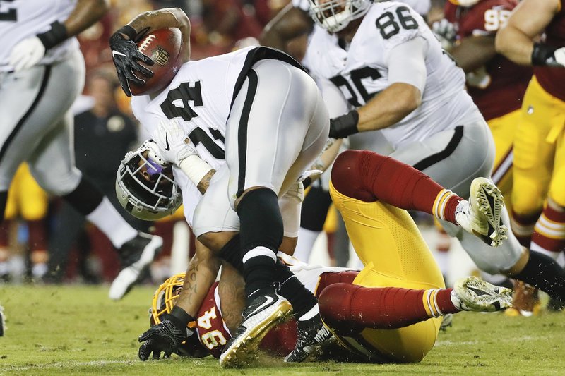 Raiders Offense Sputters To A Stop In Loss To Redskins