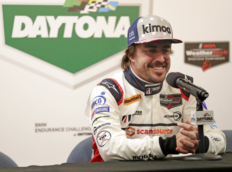 Alonso set to knock Rolex 24 sports car 