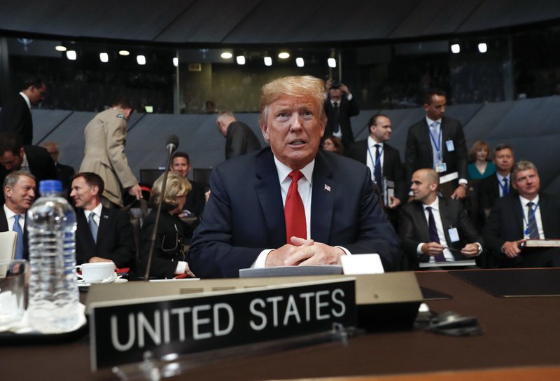 Rattling NATO, Trump attacks another nation's ties to Russia