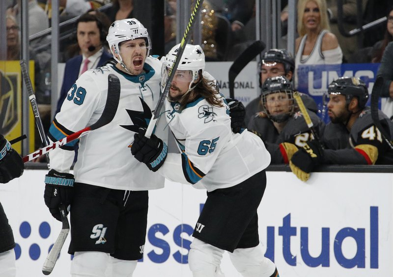 Hertl Lifts Sharks Past Vegas 2 1 In 20t To Force Game 7