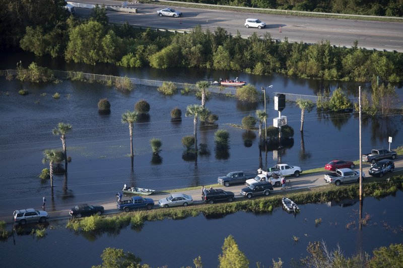 Price Of Saving Road To Myrtle Beach Flooding Nearby Town 17 2018 In Conway S C Many Rivers The Carolinas Are Roaching Record Flood Stages And