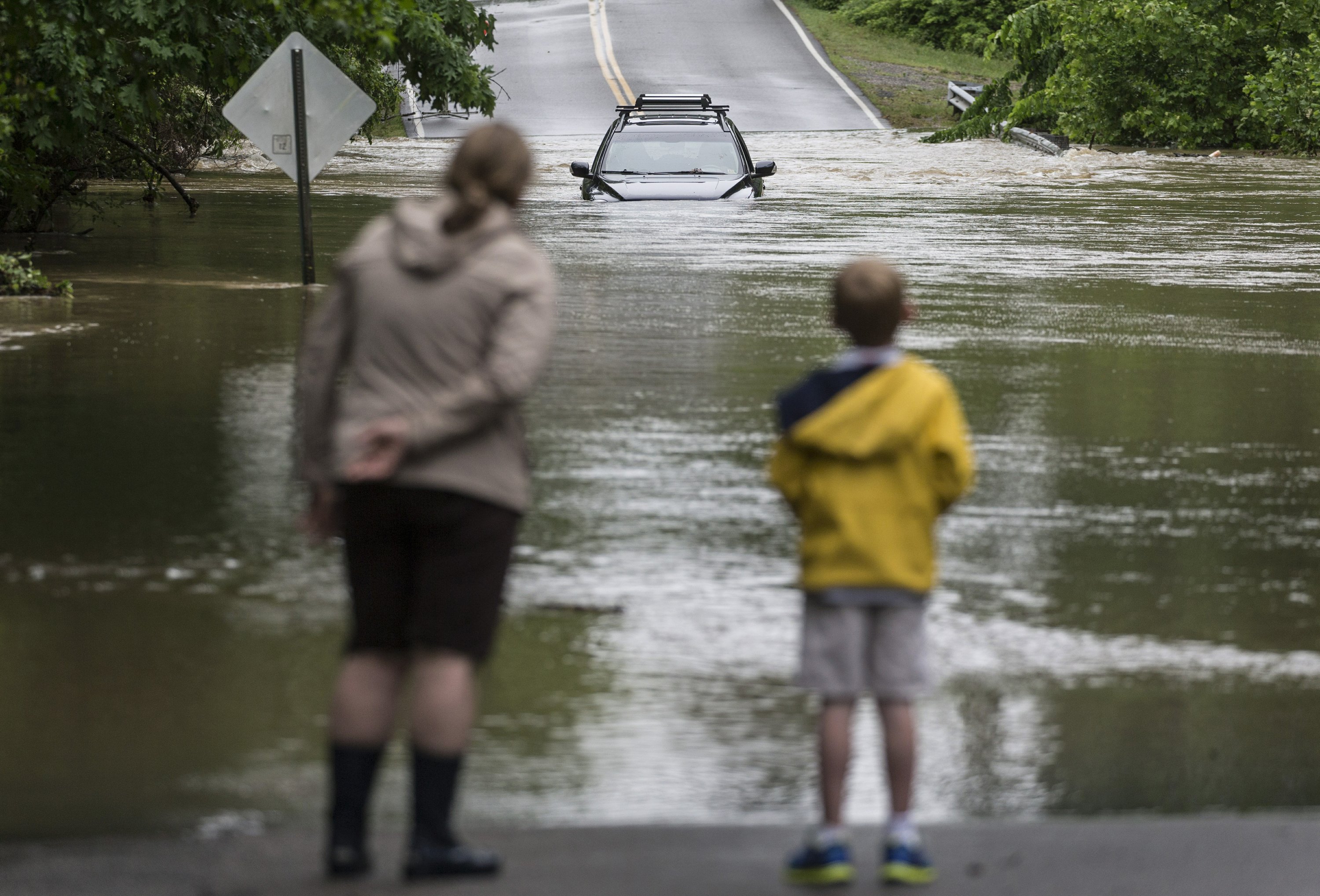 Flooding Affects Areas In Central Virginia Beach Areas In Central Virginia Beach