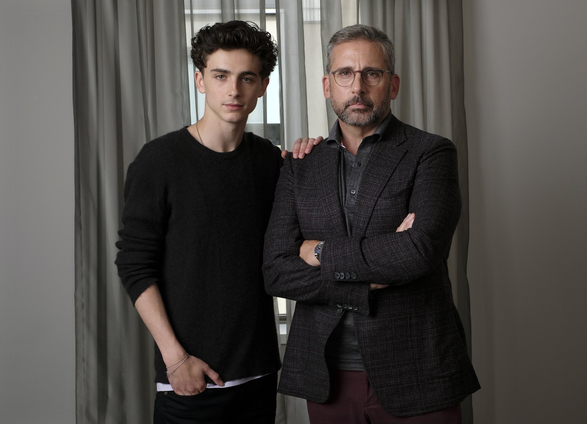 Steve Carell, Timothee Chalamet