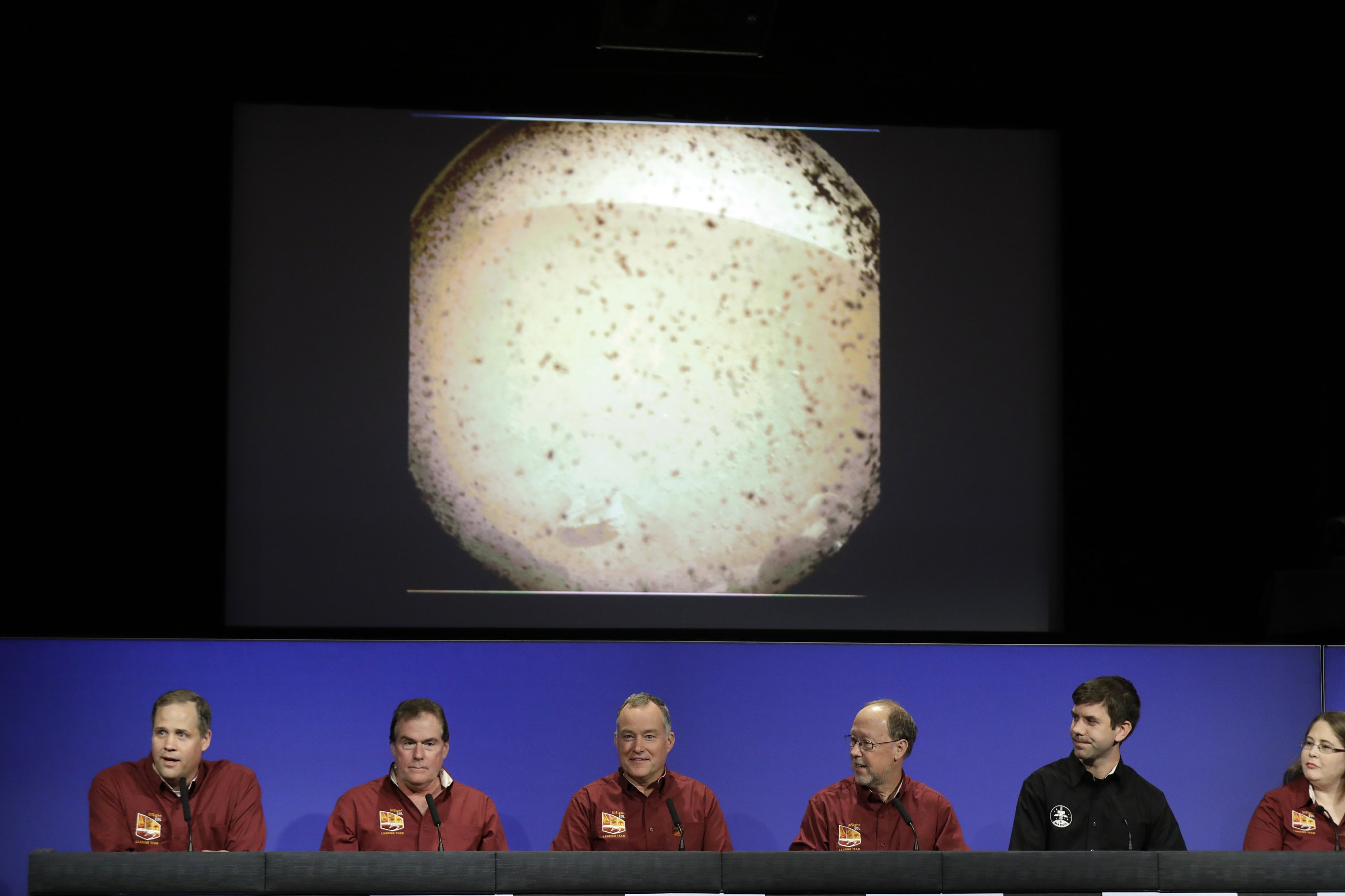 NASA spacecraft lands on red planet after six-month journey