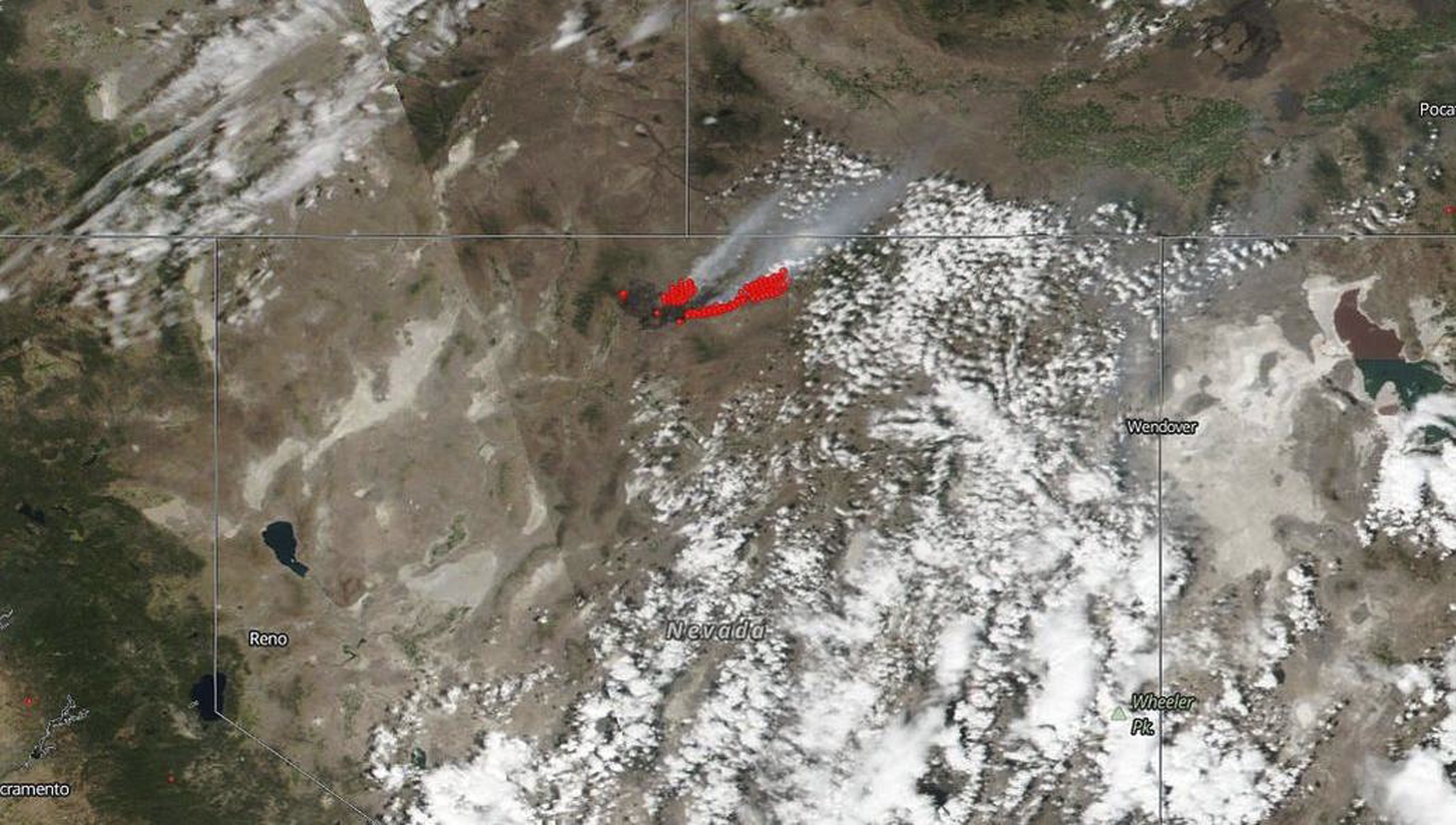 Crews gain more control over Nevada fire visible from space AP News