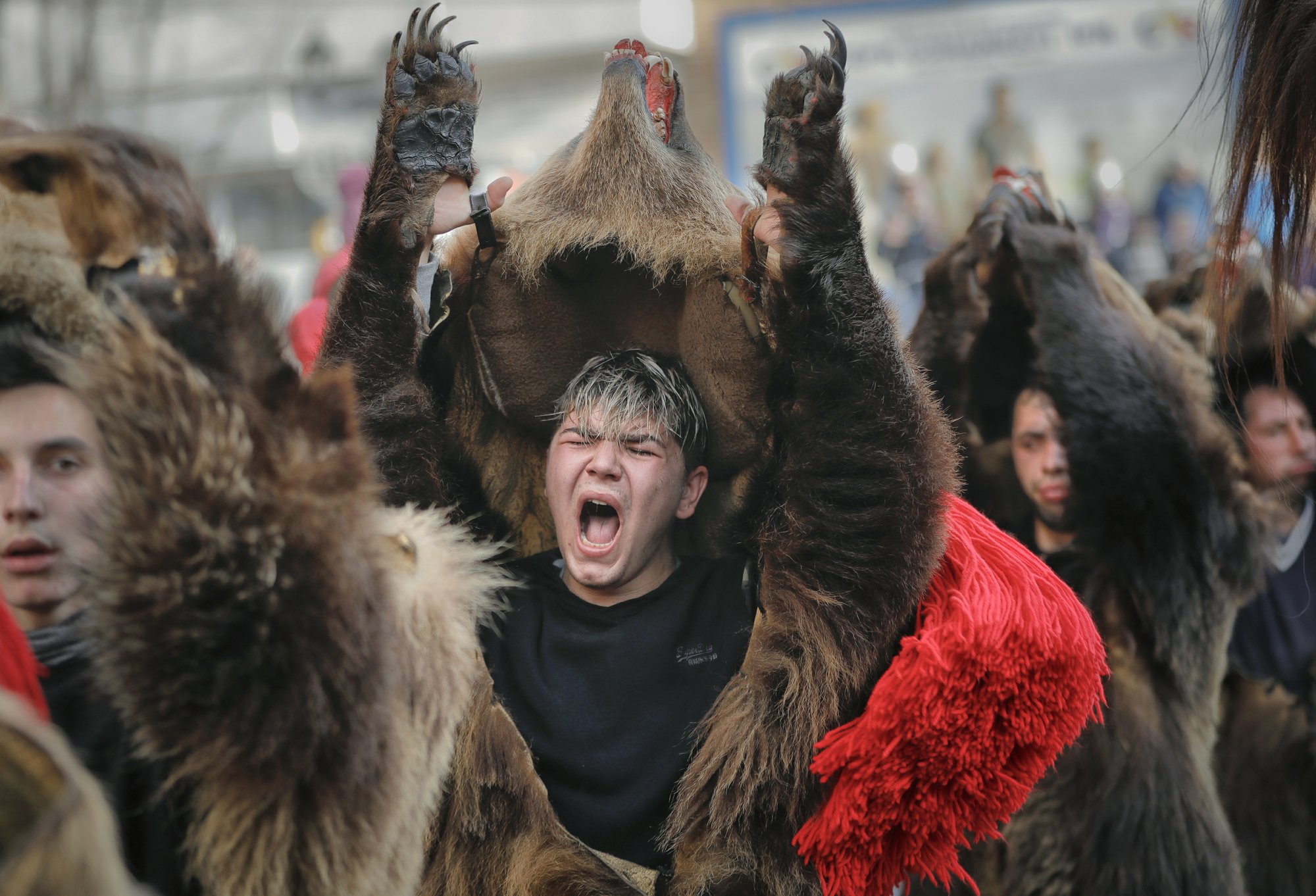 AP PHOTOS: Bear dance ritual connects Romania with the past