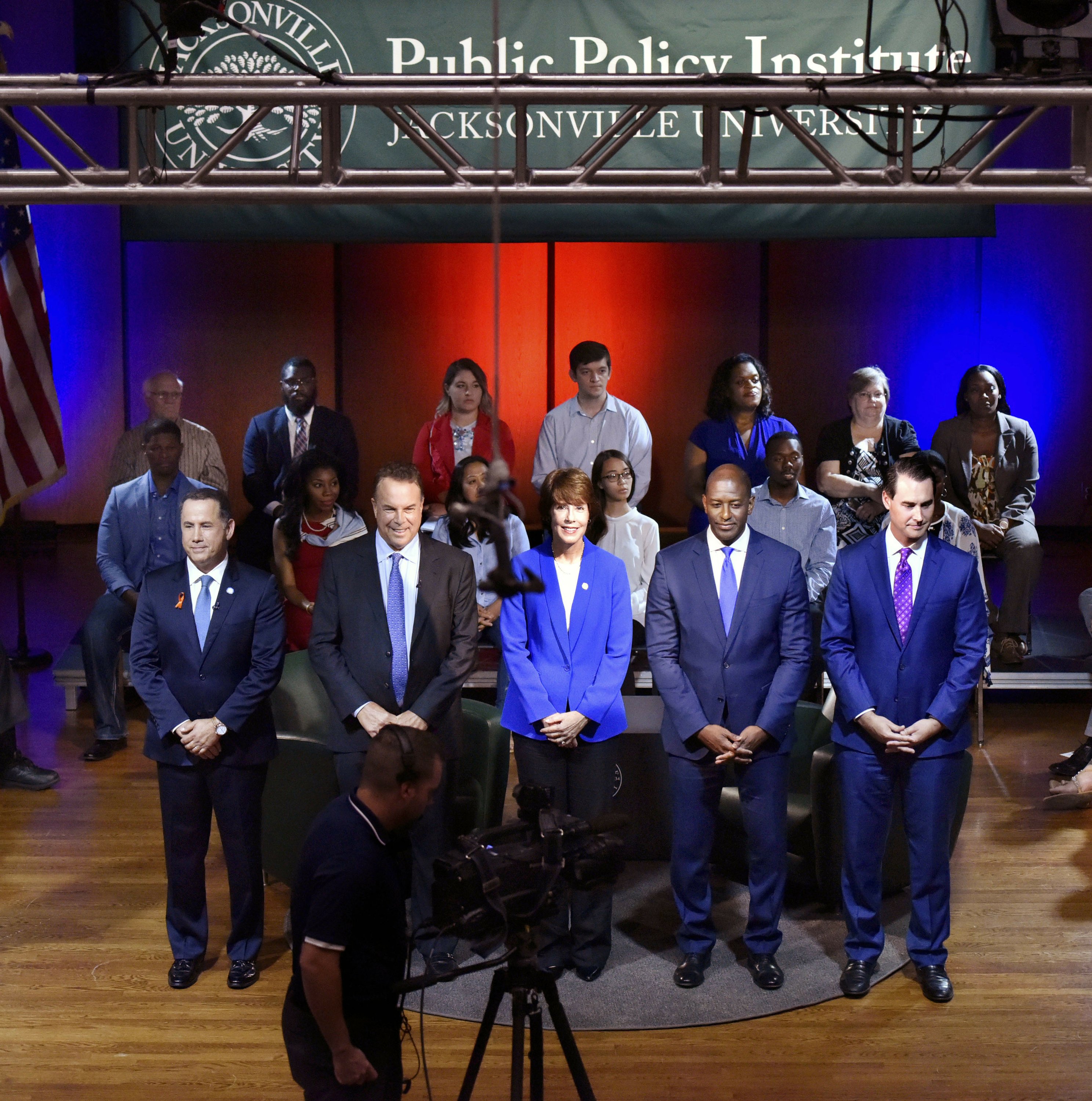 The Latest 5 Democrats for Florida gov meet at town hall