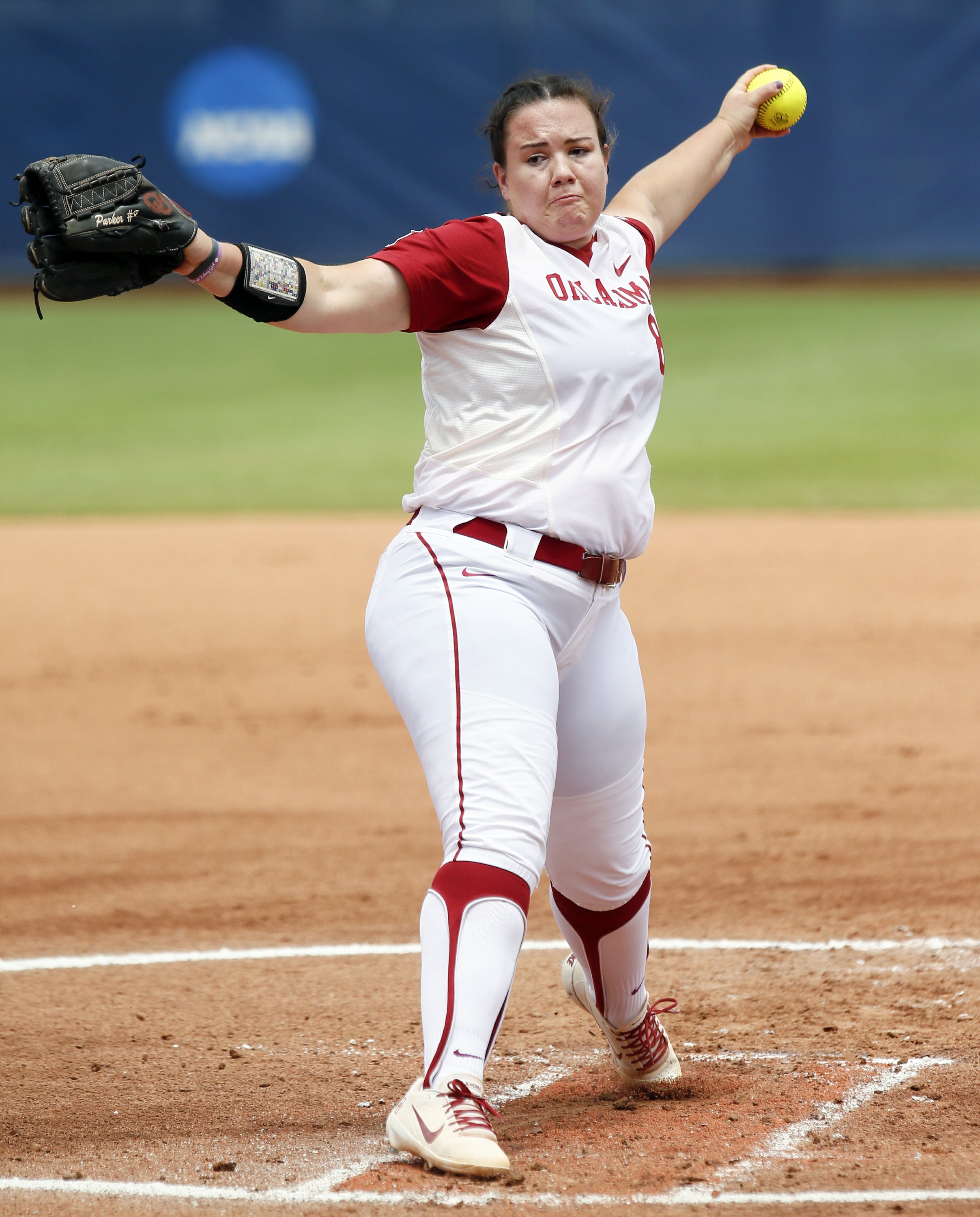 Oklahoma S Parker Among Greatest College Softball Pitchers AP News