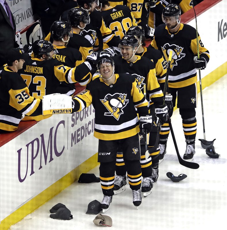 hat trick leads Penguins by Colorado 