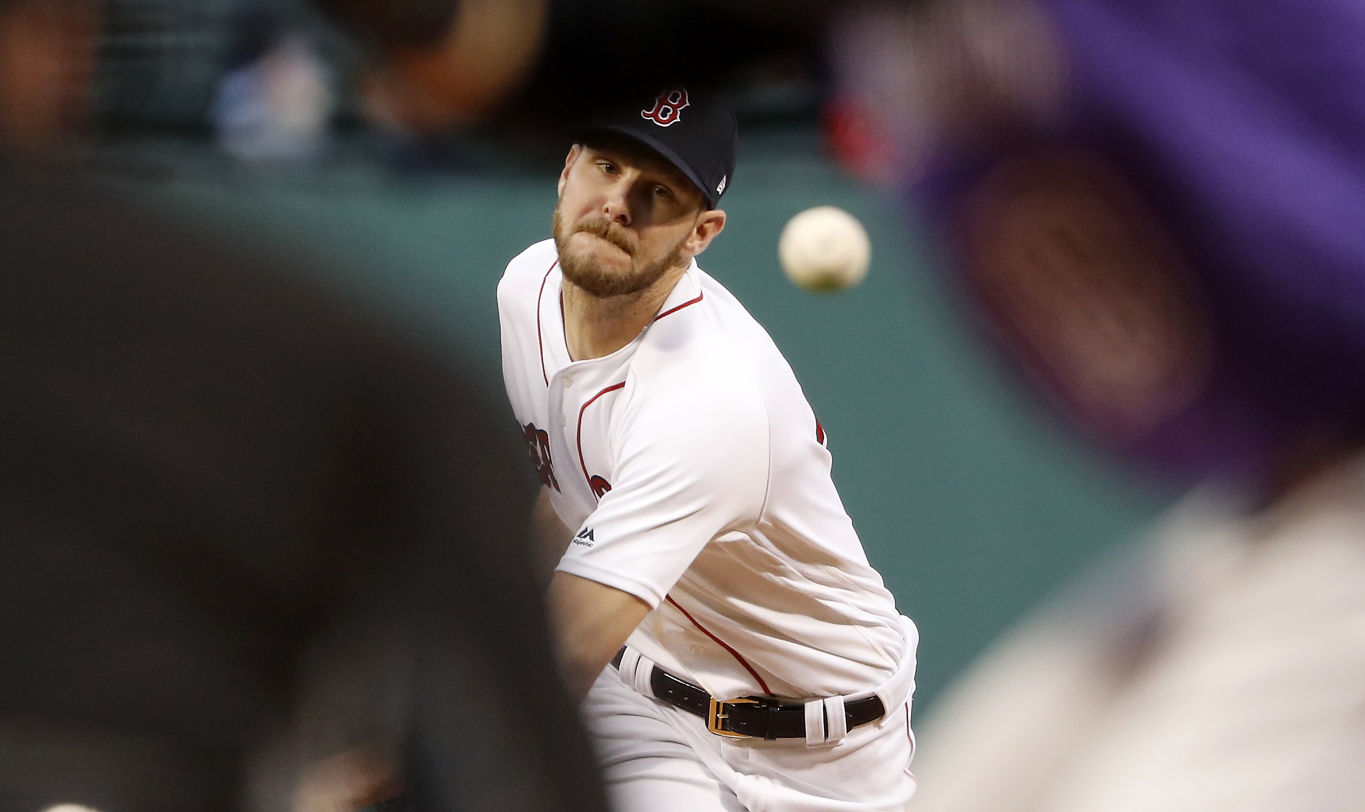 Sale strikes out 17 in 7 innings, Rockies top Red Sox in 11 | AP News