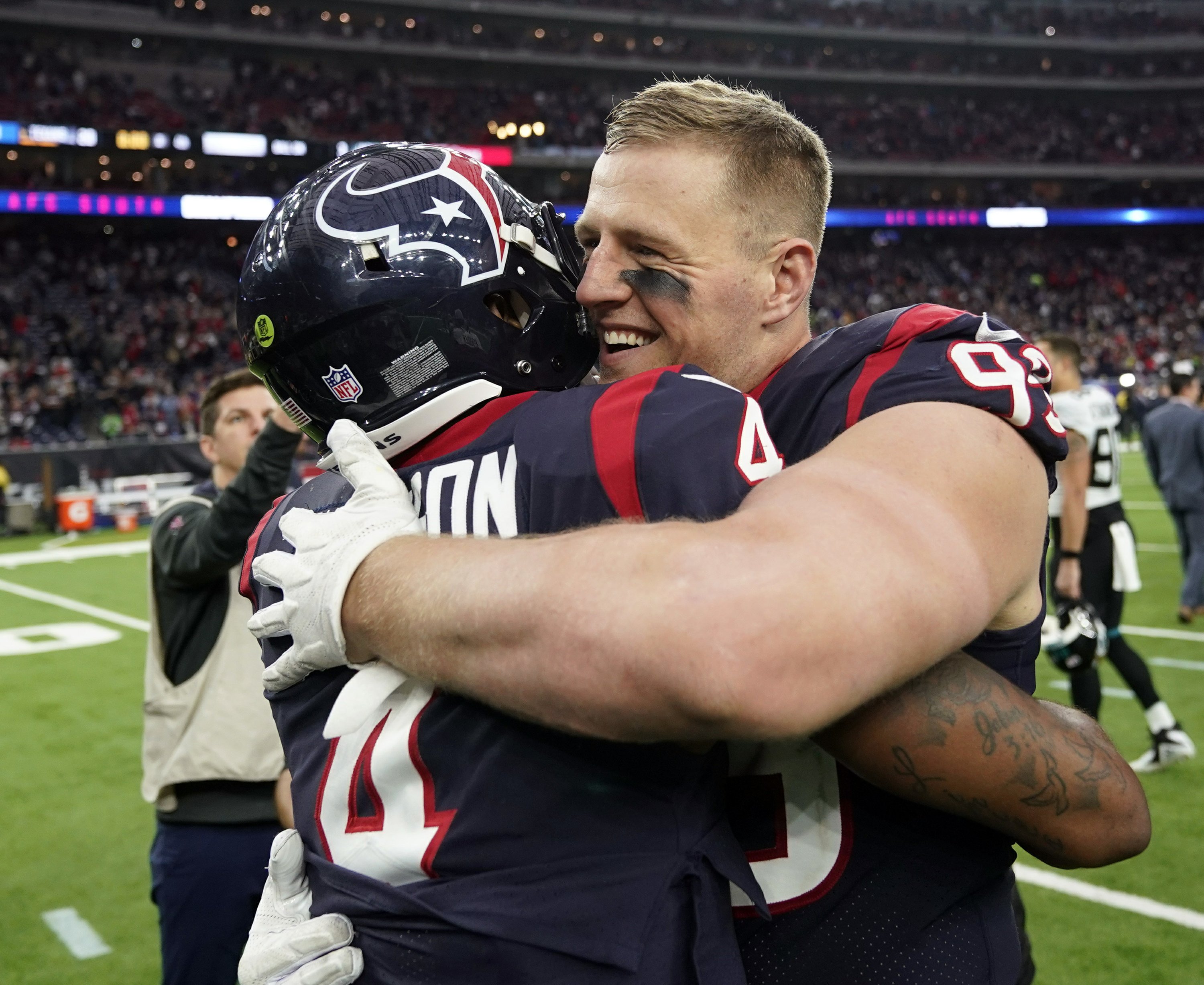 Texans Clinch Afc South Title With 20 3 Win Over Jaguars Ap News